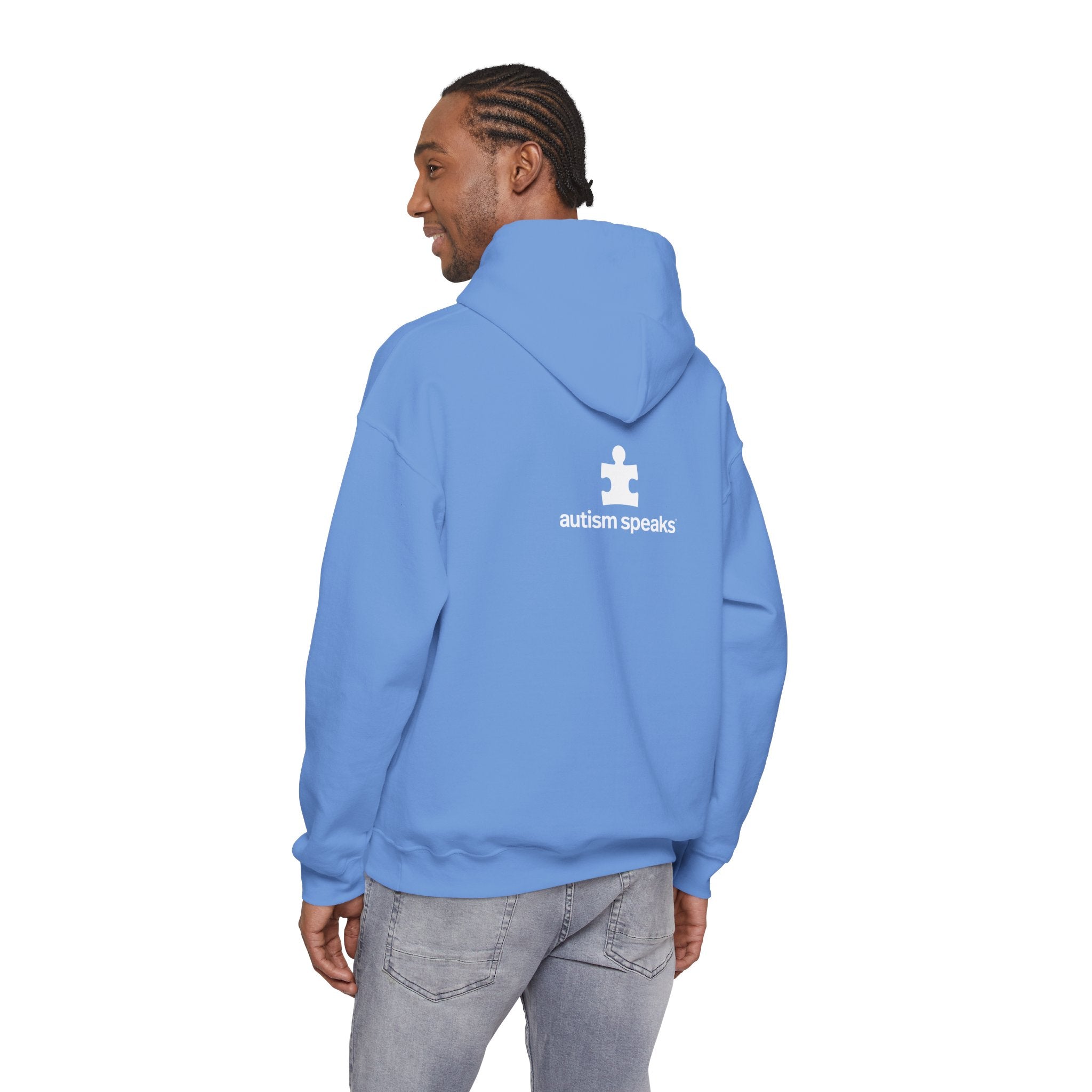 Autism Speaks Established 2005 Classic Heavy Blend Hooded Sweatshirt