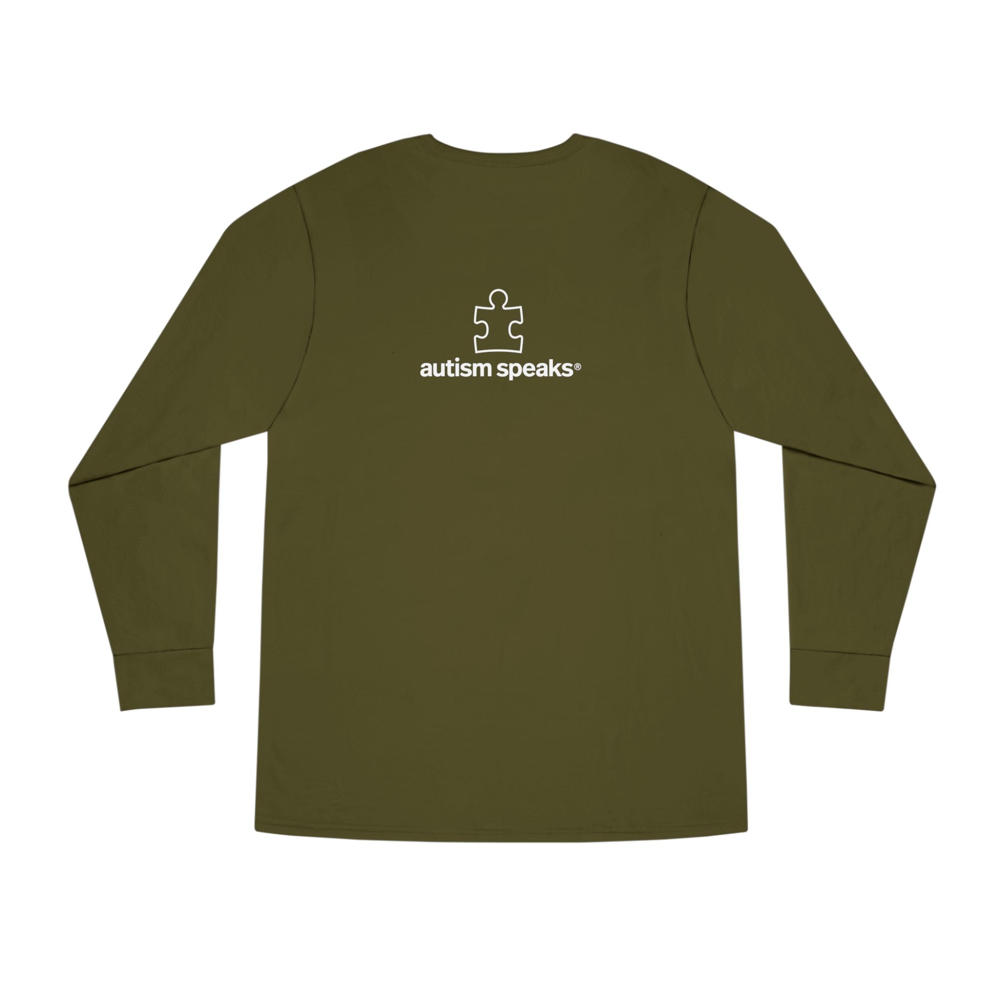 Autism Speaks Established 2005 Adult Long Sleeve Tee