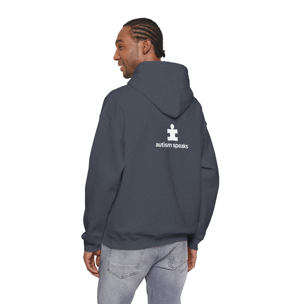 Autism Speaks Established 2005 Classic Heavy Blend Hooded Sweatshirt