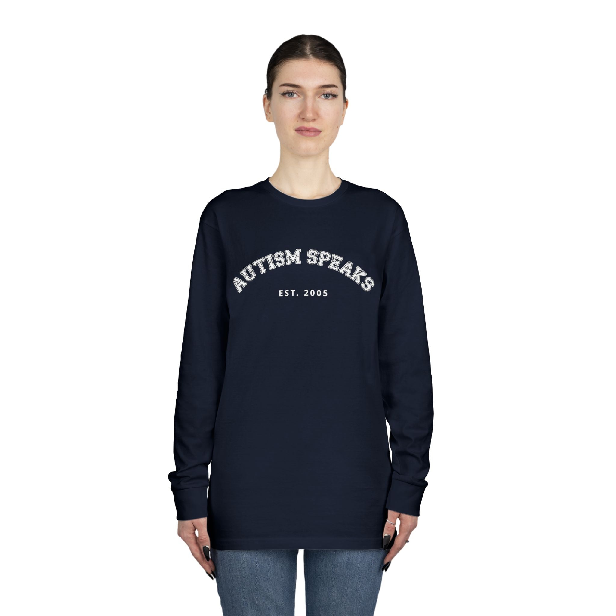 Autism Speaks Established 2005 Adult Long Sleeve Tee