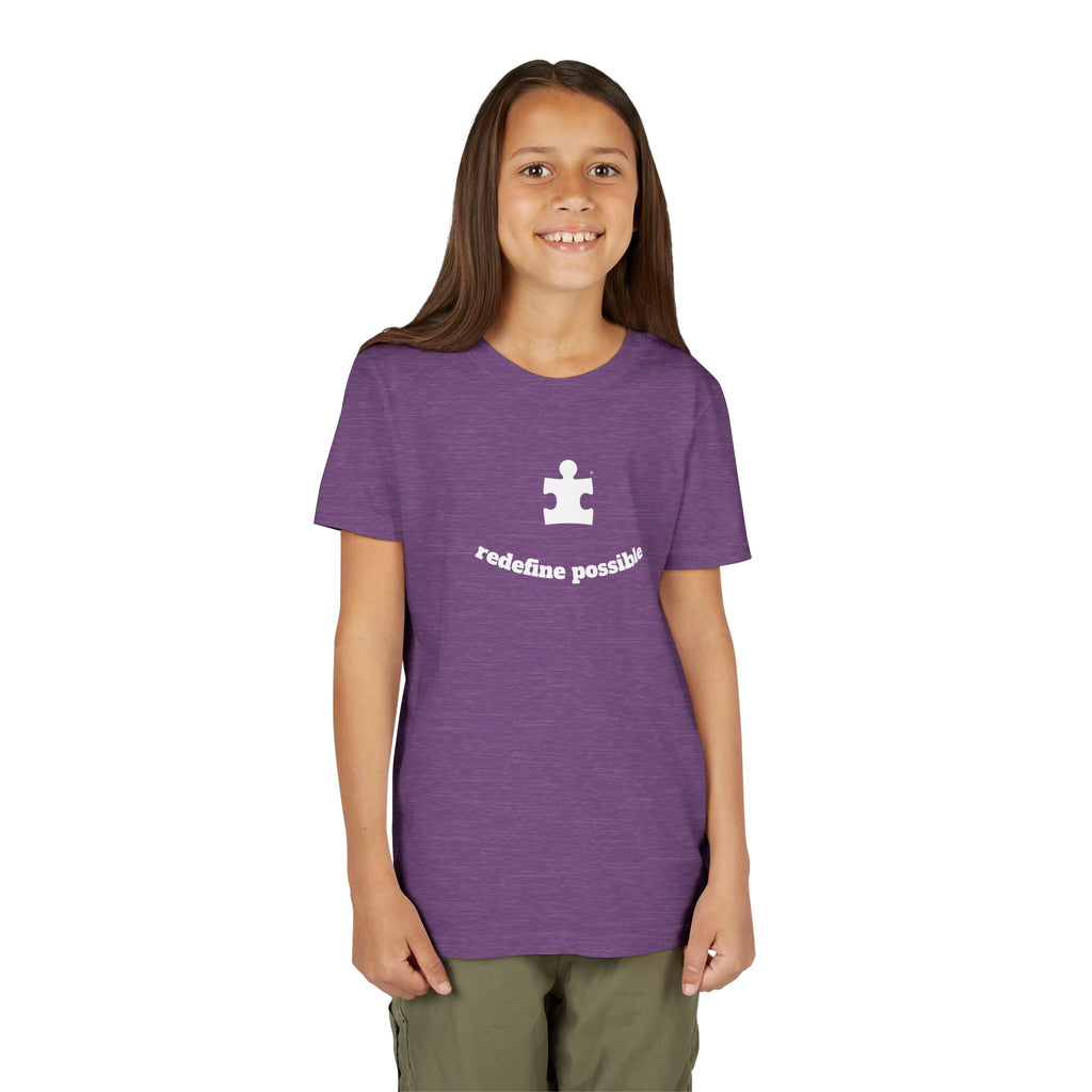 Redefine Possible Puzzle Piece Youth Tee