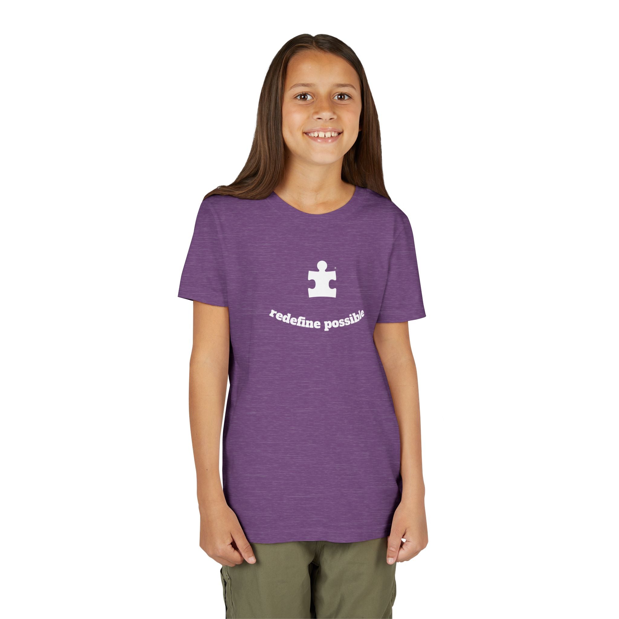 Redefine Possible Puzzle Piece Youth Tee