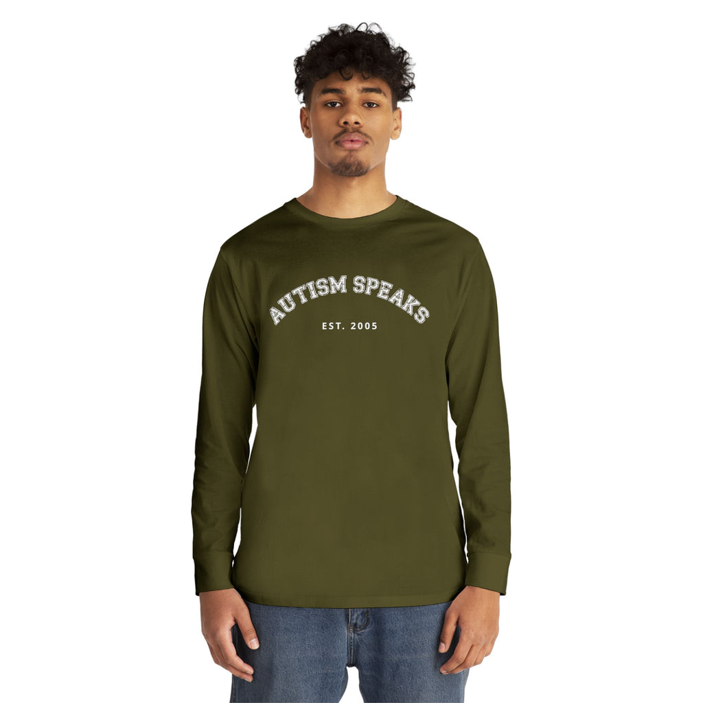 Autism Speaks Established 2005 Adult Long Sleeve Tee