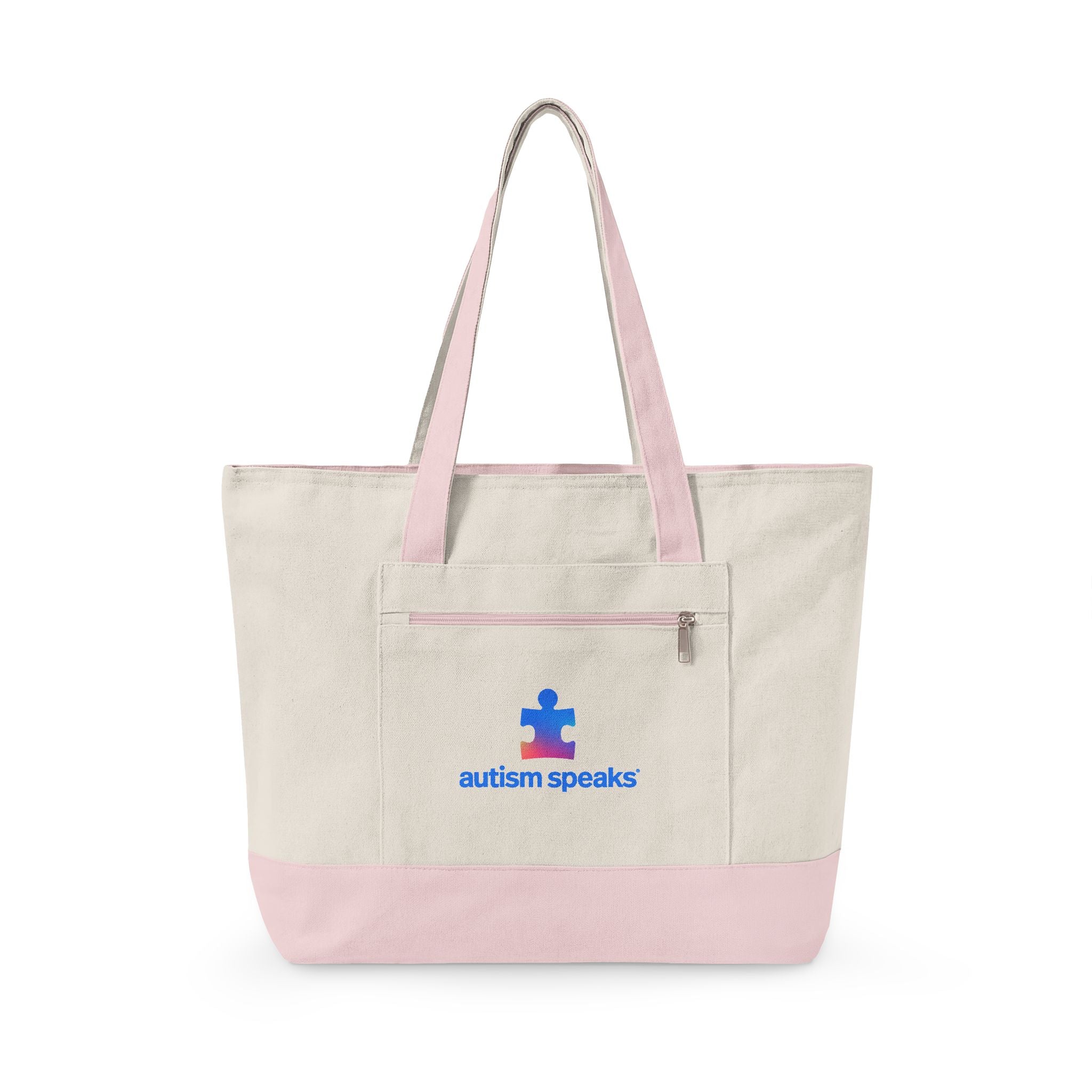 Autism Speaks Canvas Zippered Tote