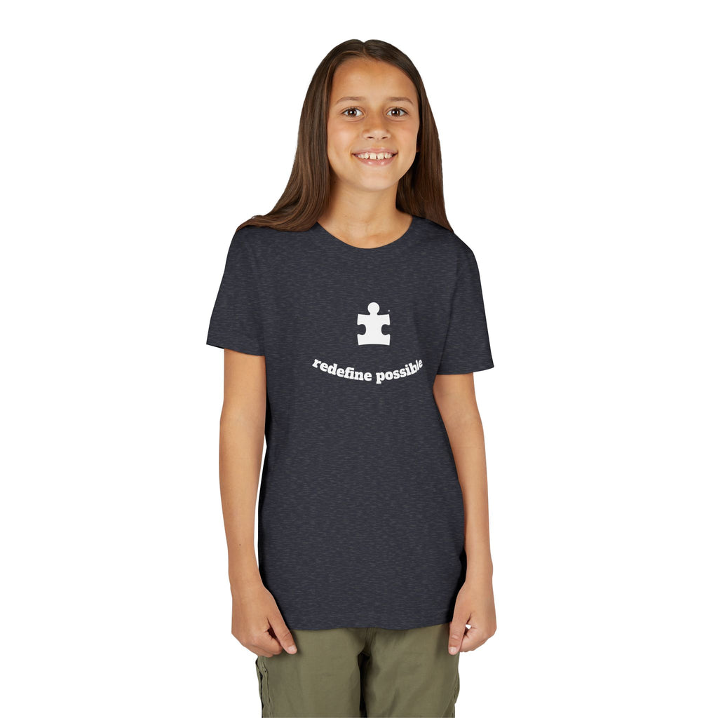 Redefine Possible Puzzle Piece Youth Tee