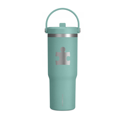 32oz Autism Speaks Puzzle Piece Travel Tumbler