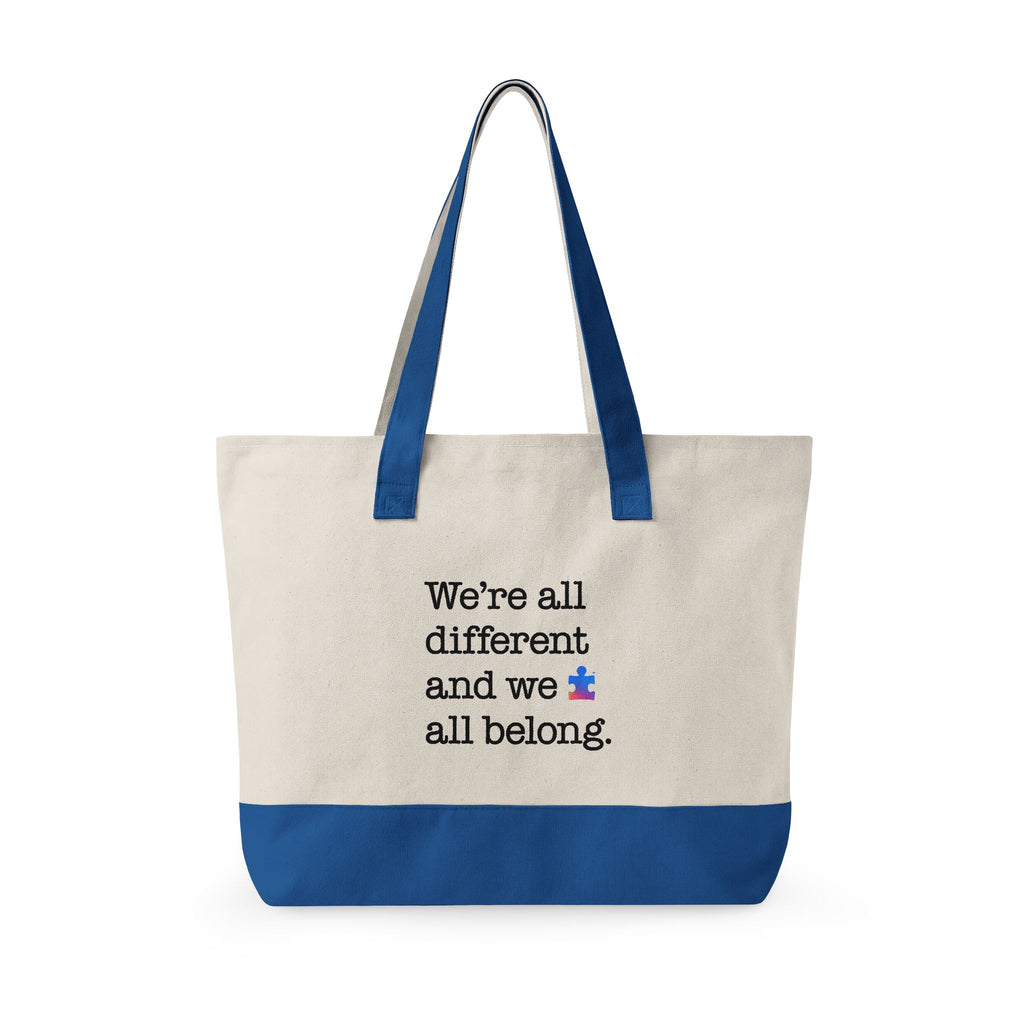 Autism Speaks Canvas Zippered Tote