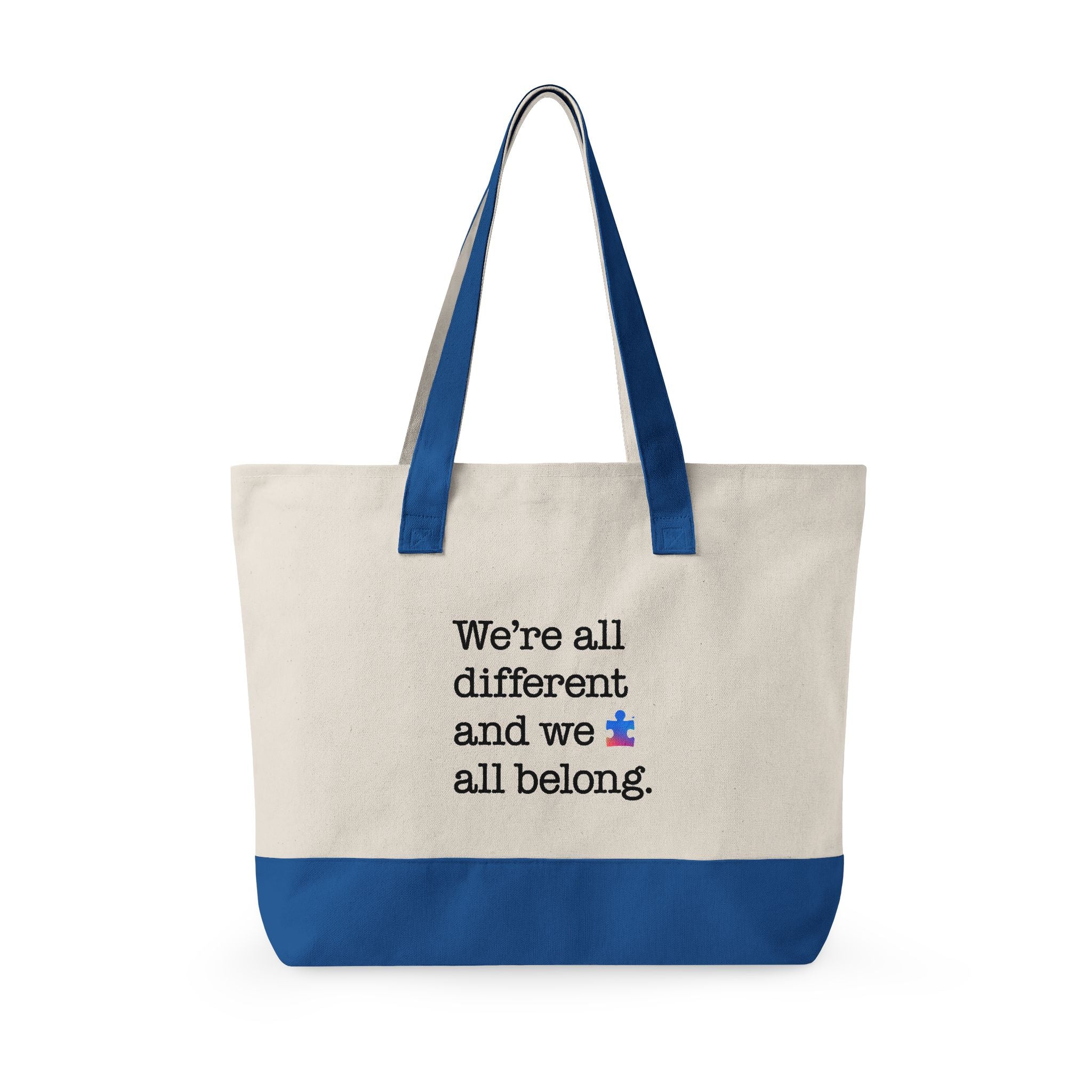 Autism Speaks Canvas Zippered Tote