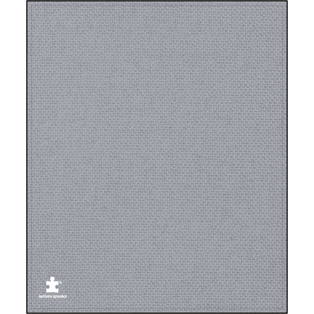 Autism Speaks Embroidered Logo Plush Throw Blanket