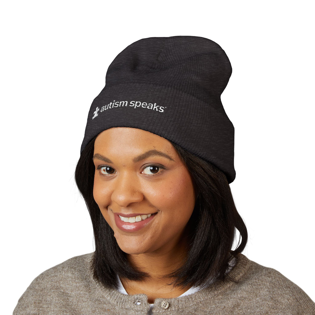 Autism Speaks Embroidered Cuffed Beanie