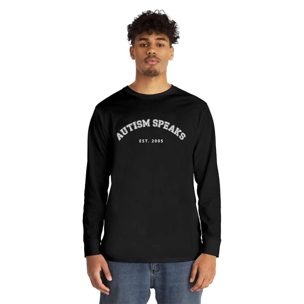 Autism Speaks Established 2005 Adult Long Sleeve Tee