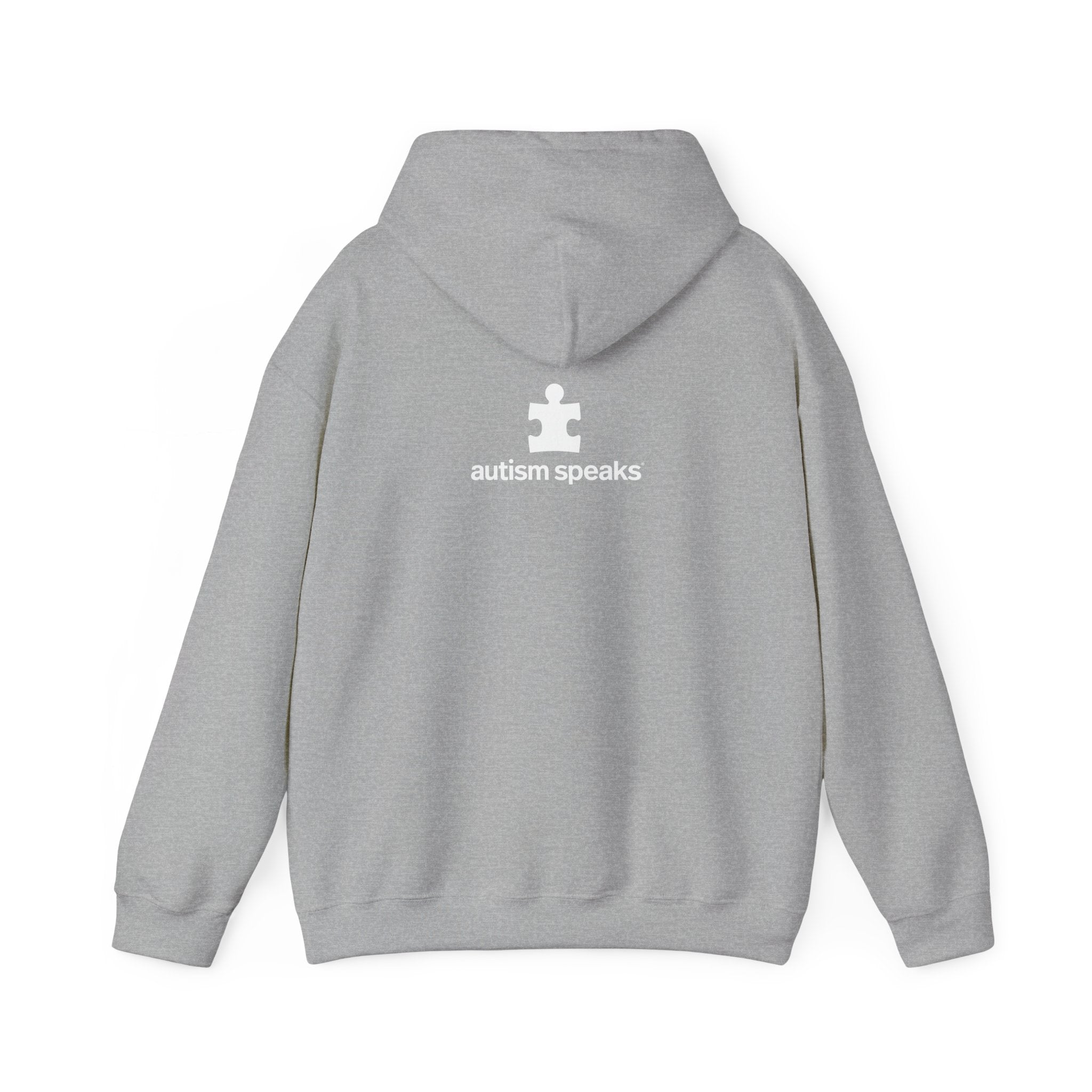 Autism Speaks Established 2005 Classic Heavy Blend Hooded Sweatshirt