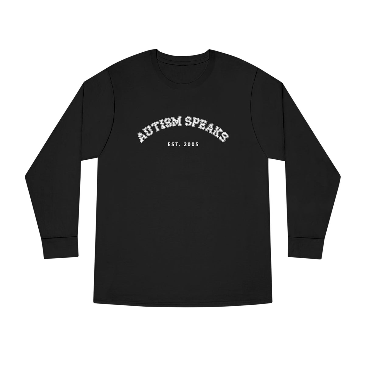 Autism Speaks Established 2005 Adult Long Sleeve Tee