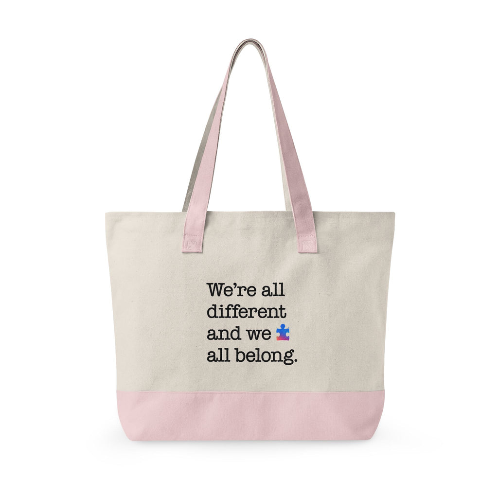 Autism Speaks Canvas Zippered Tote