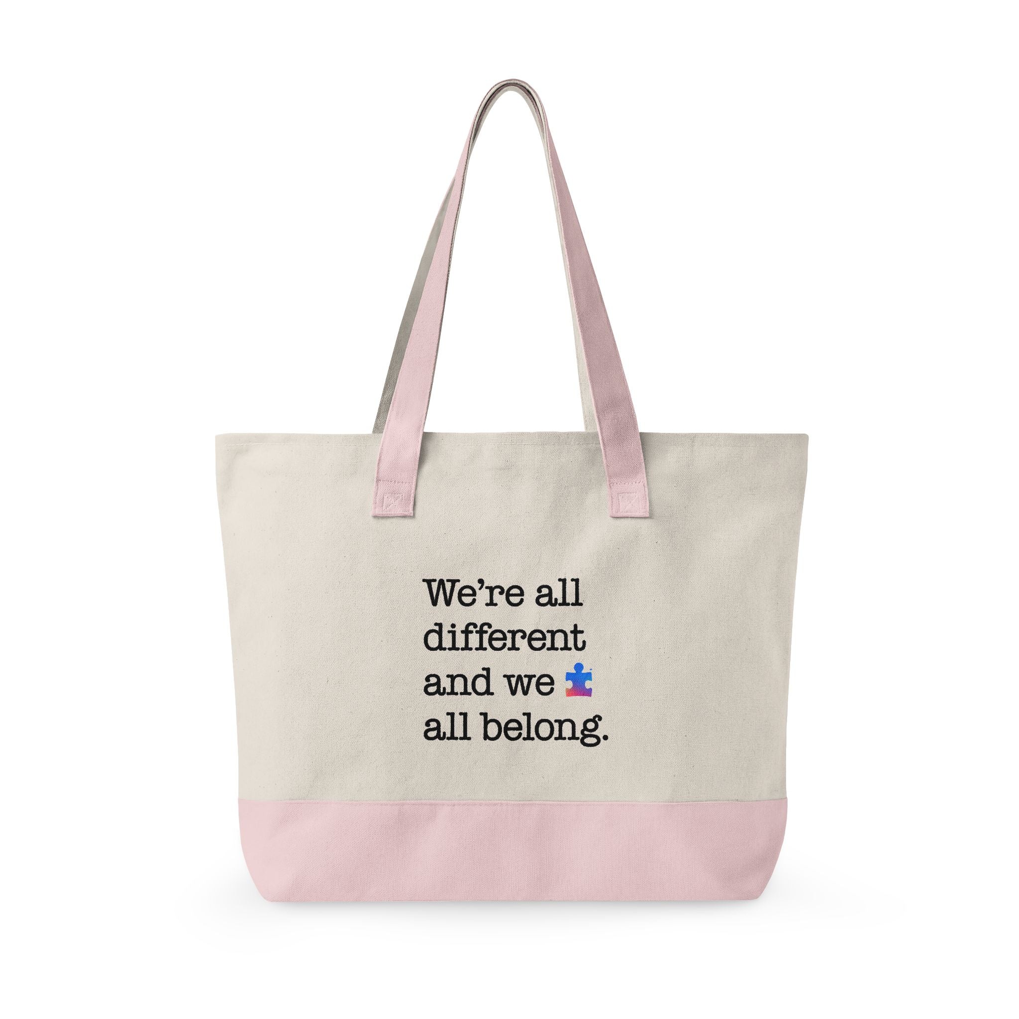 Autism Speaks Canvas Zippered Tote
