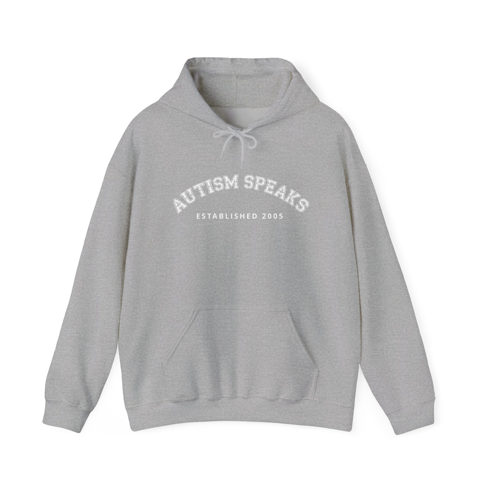Autism Speaks Established 2005 Classic Heavy Blend Hooded Sweatshirt