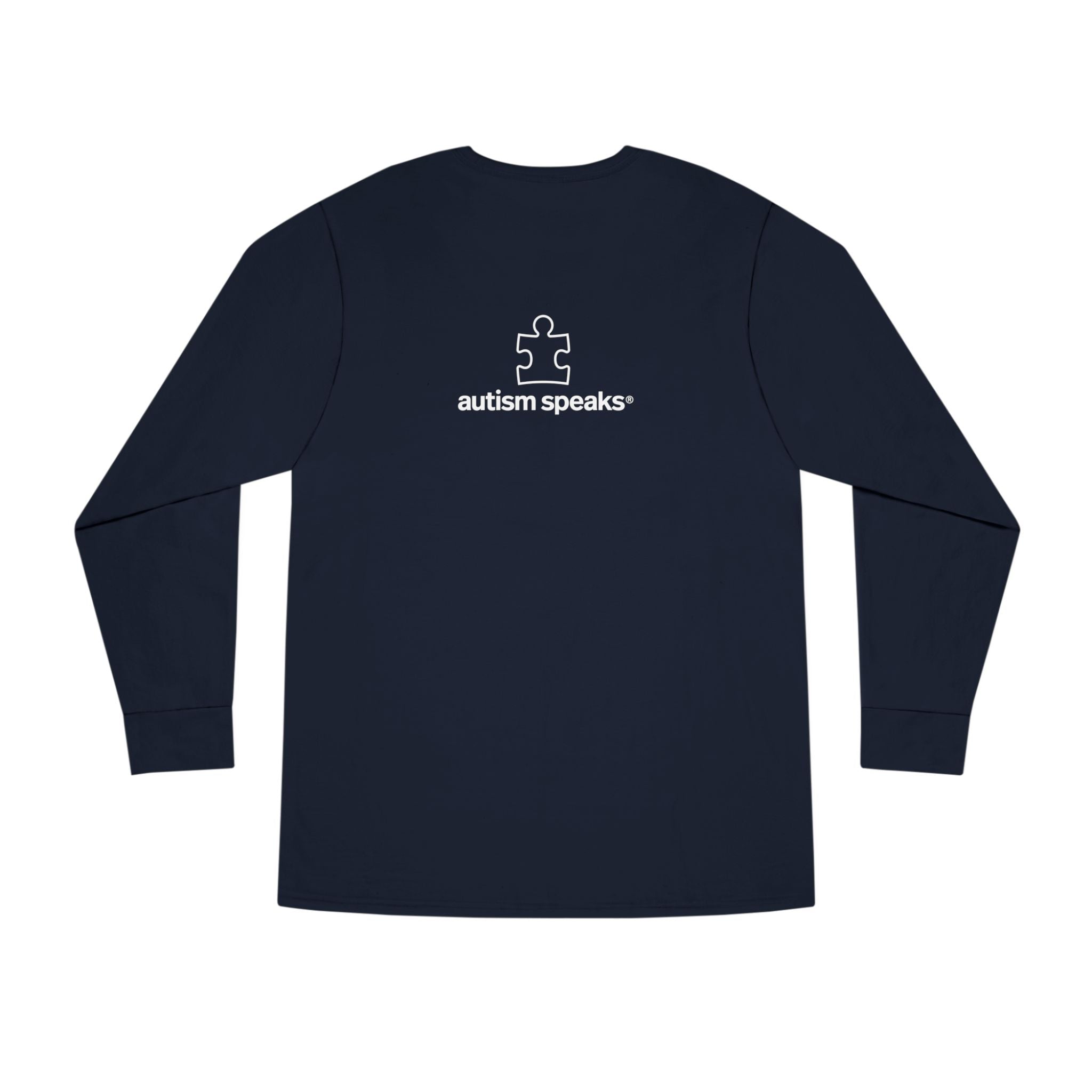 Autism Speaks Established 2005 Adult Long Sleeve Tee