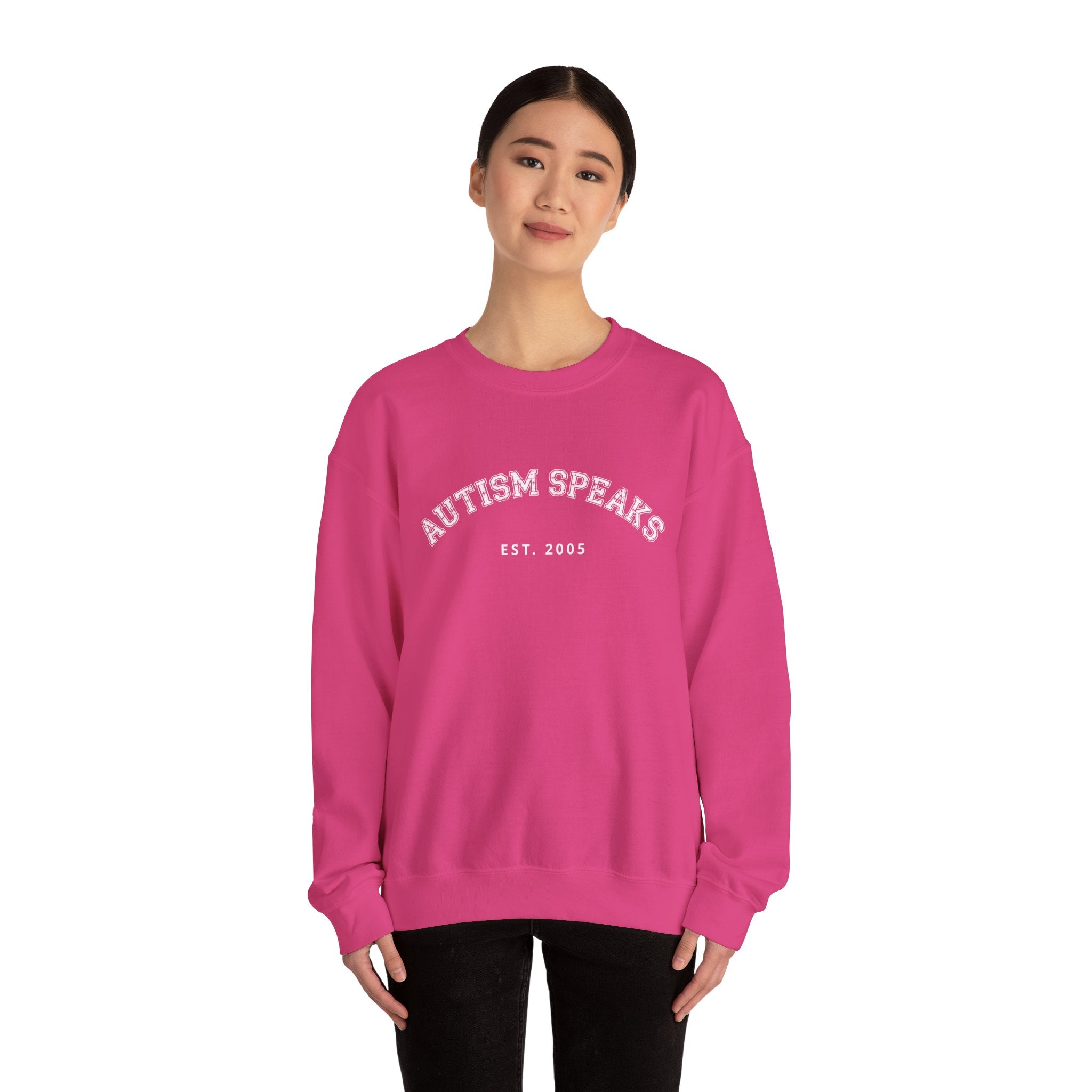 Autism Speaks Established 2005 Crewneck Sweatshirt