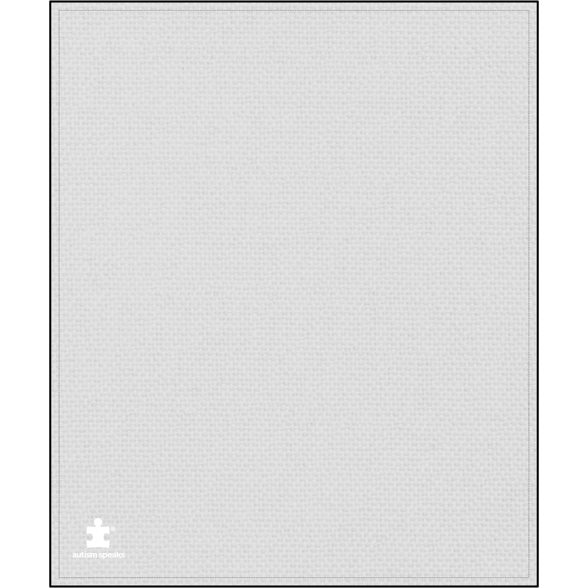 Autism Speaks Embroidered Logo Plush Throw Blanket