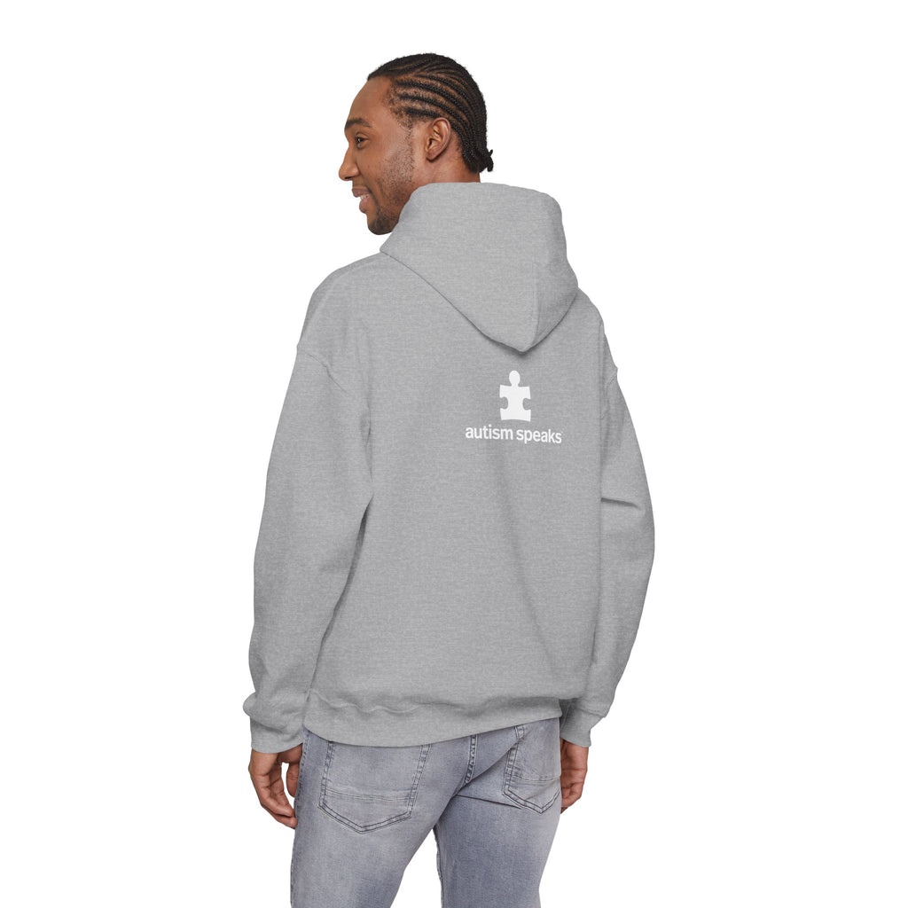 Autism Speaks Established 2005 Classic Heavy Blend Hooded Sweatshirt