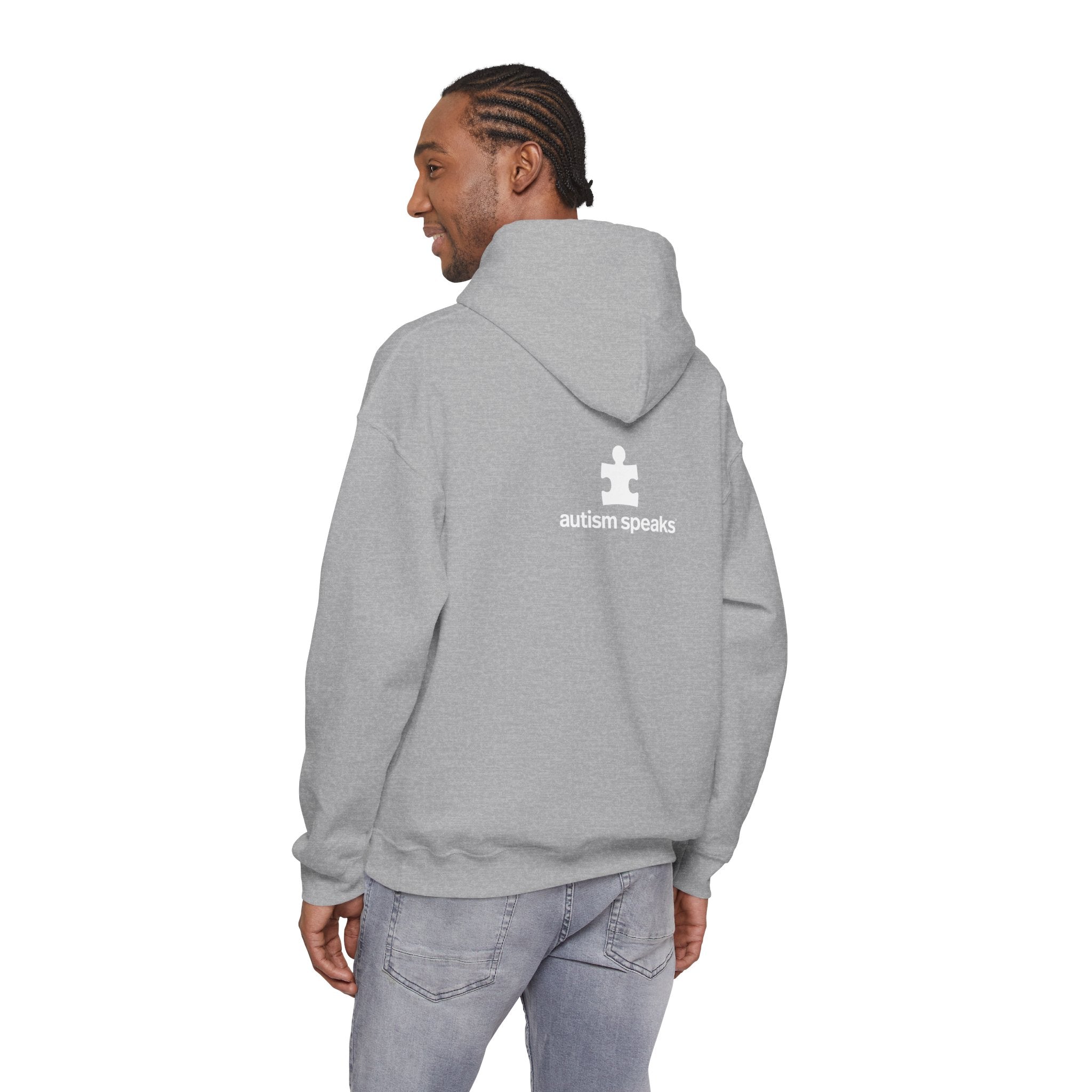 Autism Speaks Established 2005 Classic Heavy Blend Hooded Sweatshirt