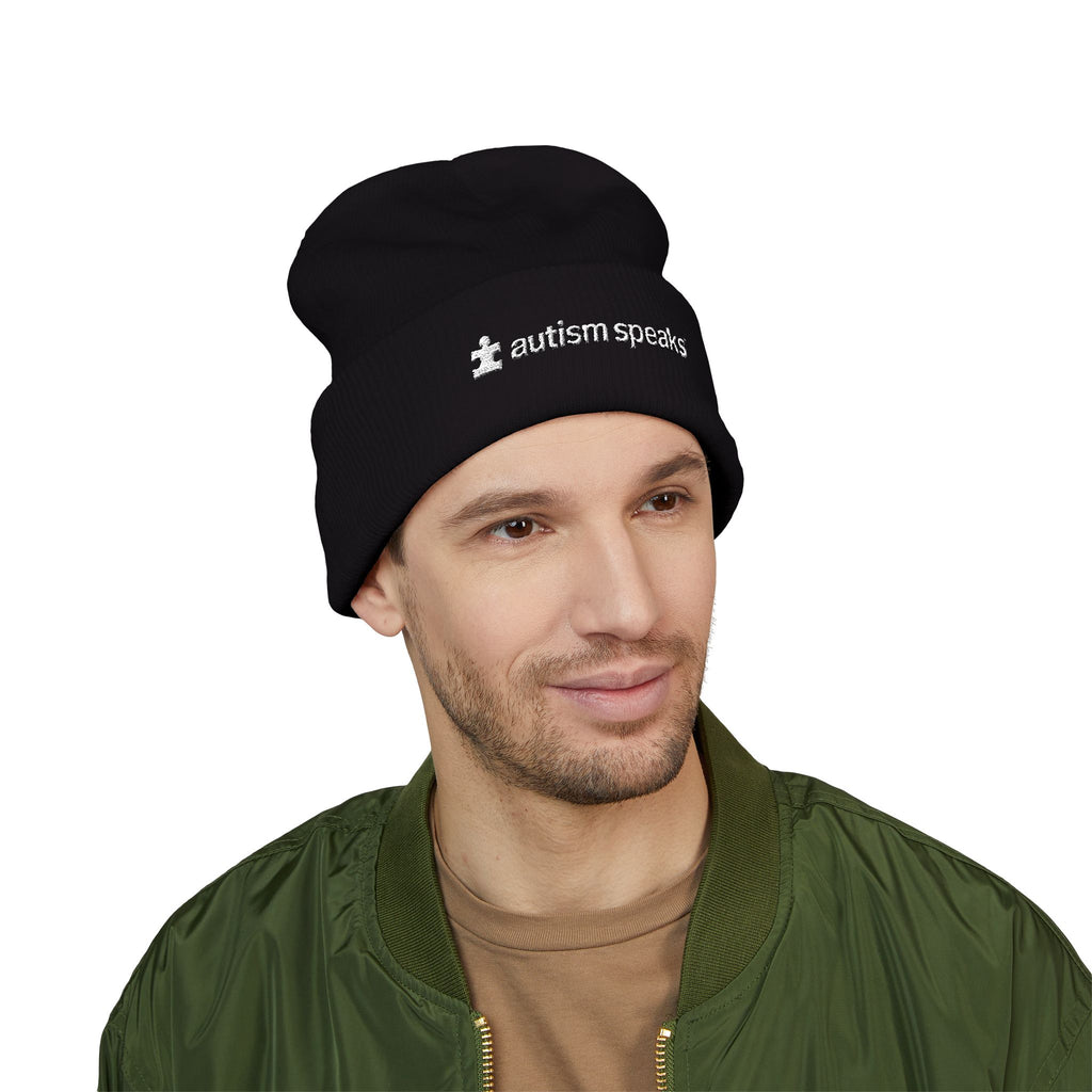 Autism Speaks Embroidered Cuffed Beanie
