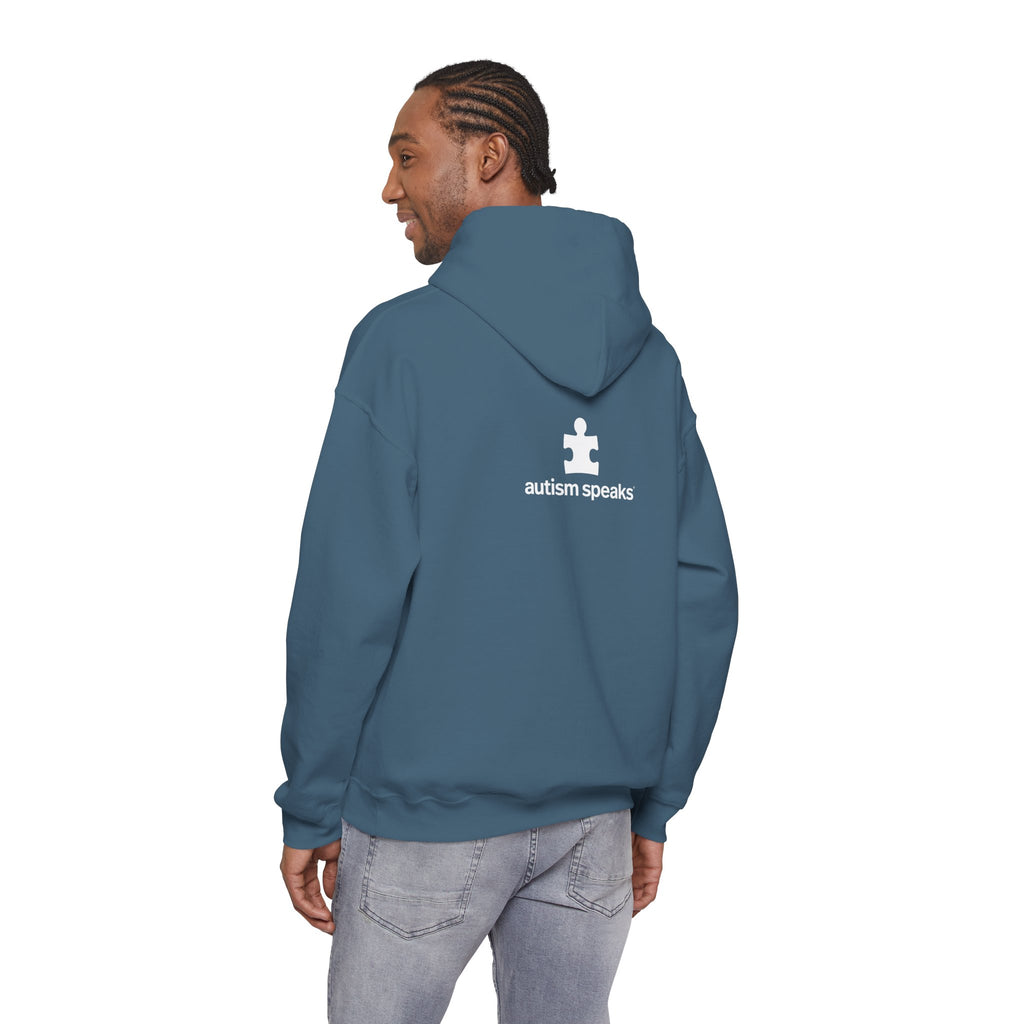 Autism Speaks Established 2005 Classic Heavy Blend Hooded Sweatshirt
