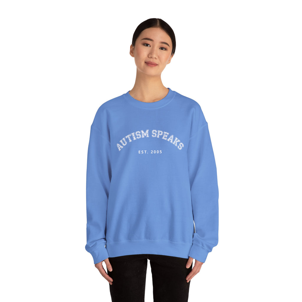 Autism Speaks Established 2005 Crewneck Sweatshirt