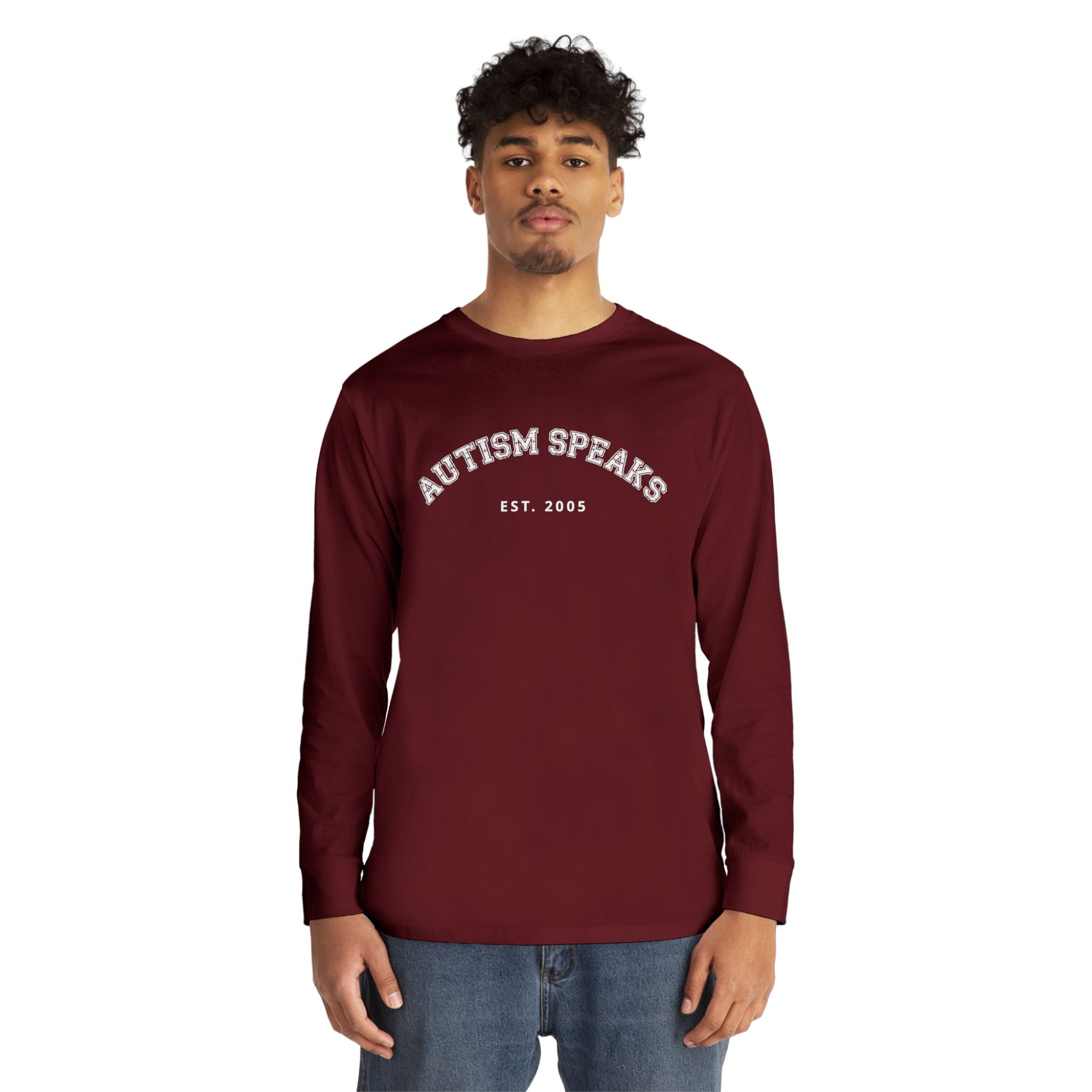 Autism Speaks Established 2005 Adult Long Sleeve Tee