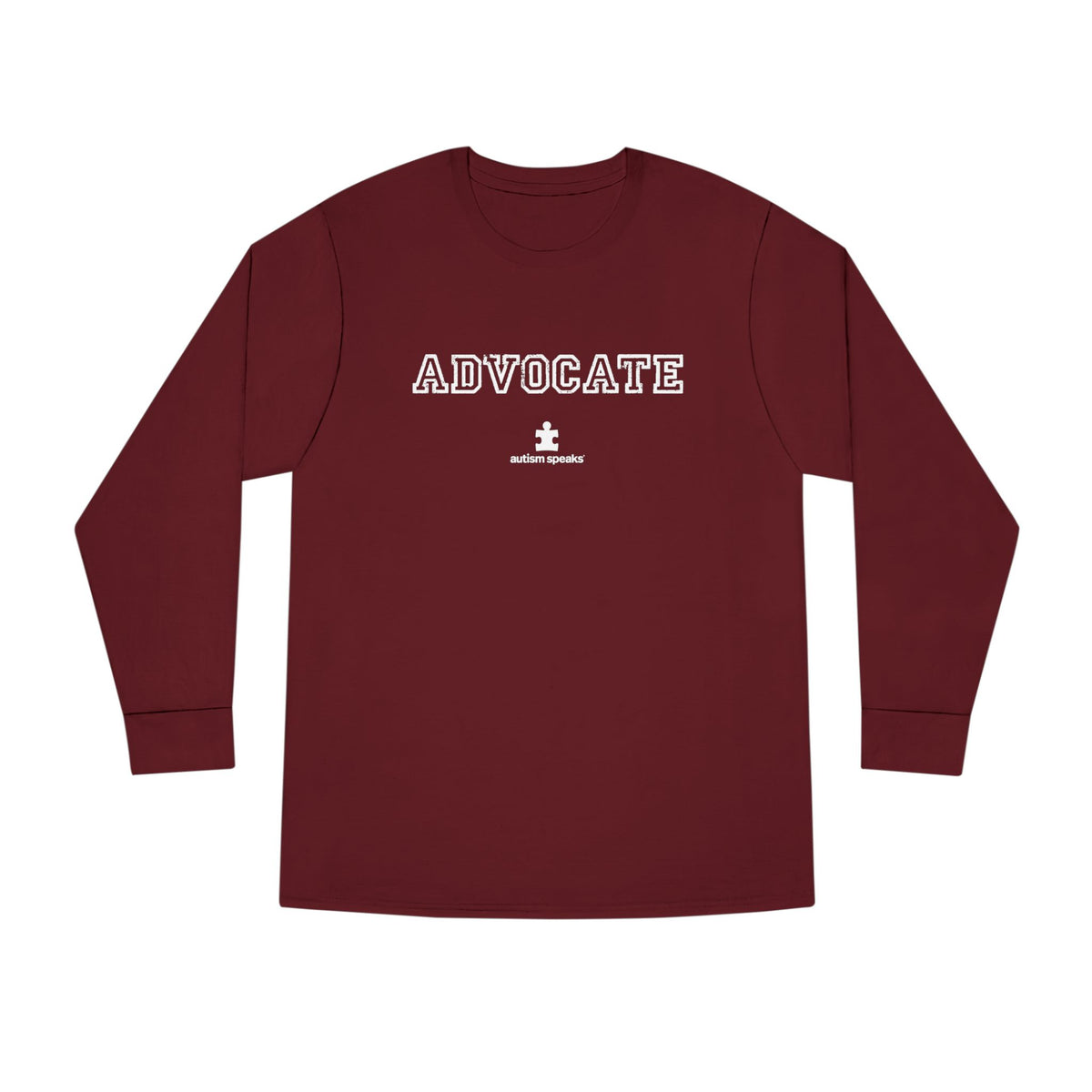 Autism Speaks Advocate Adult Long Sleeve Tee