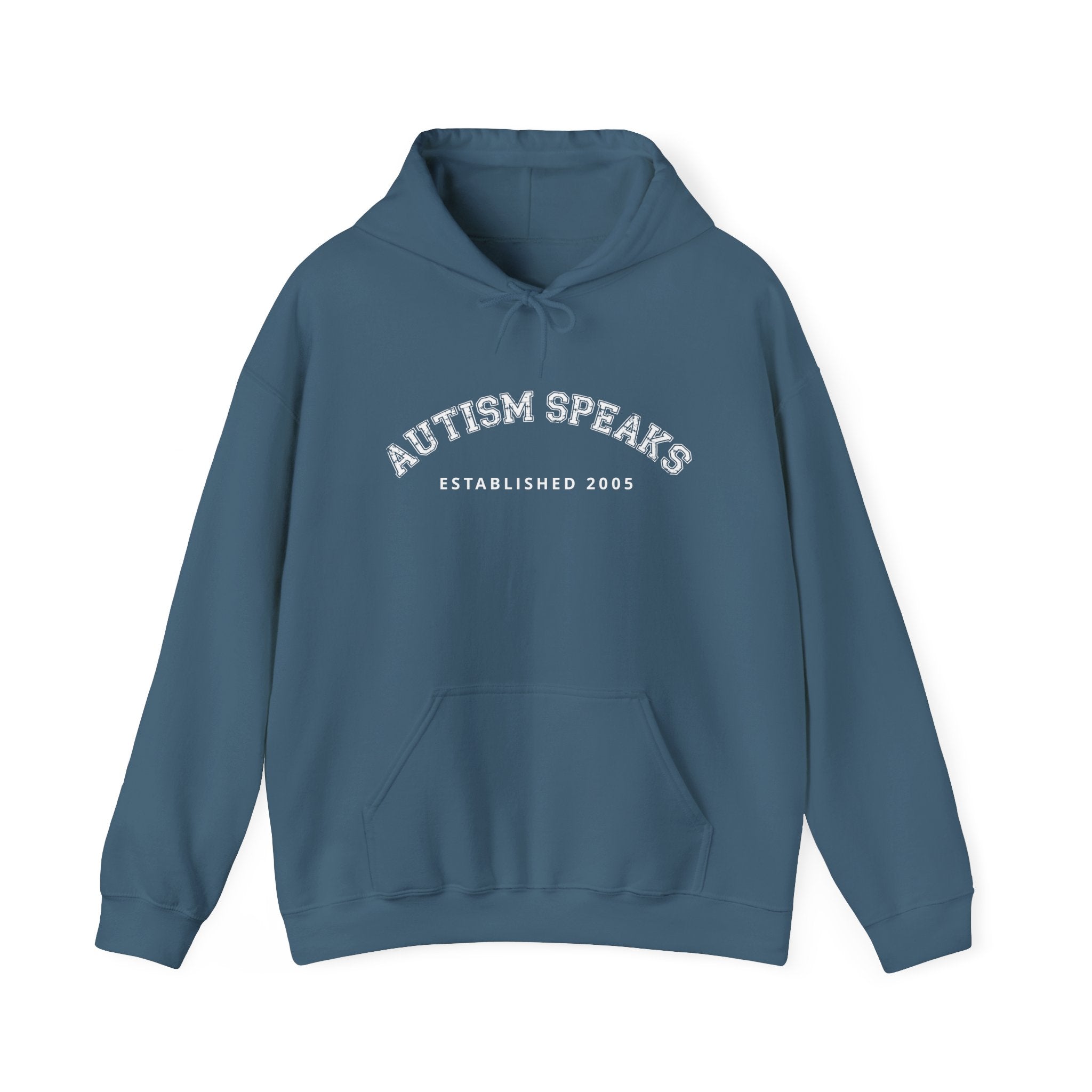 Autism Speaks Established 2005 Classic Heavy Blend Hooded Sweatshirt