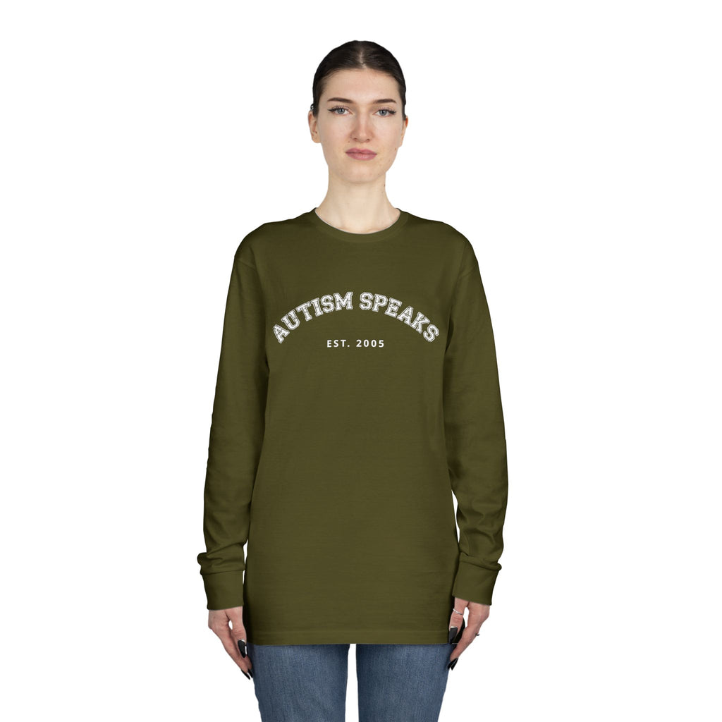 Autism Speaks Established 2005 Adult Long Sleeve Tee