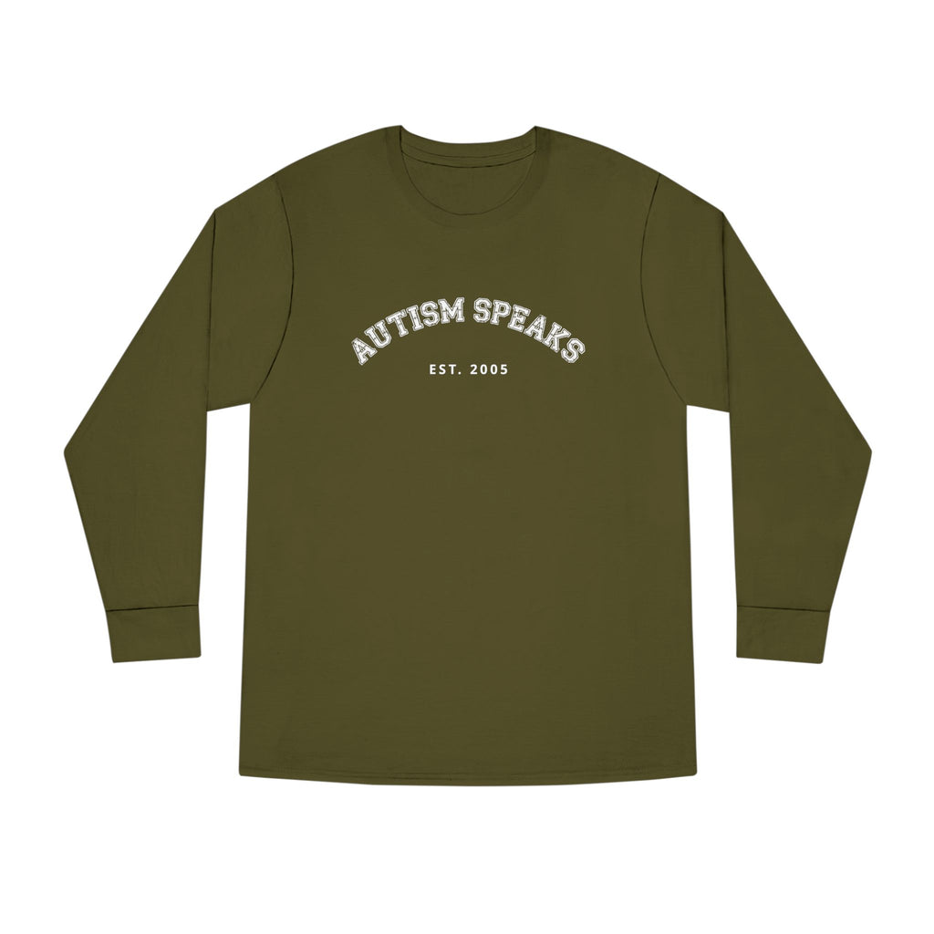 Autism Speaks Established 2005 Adult Long Sleeve Tee