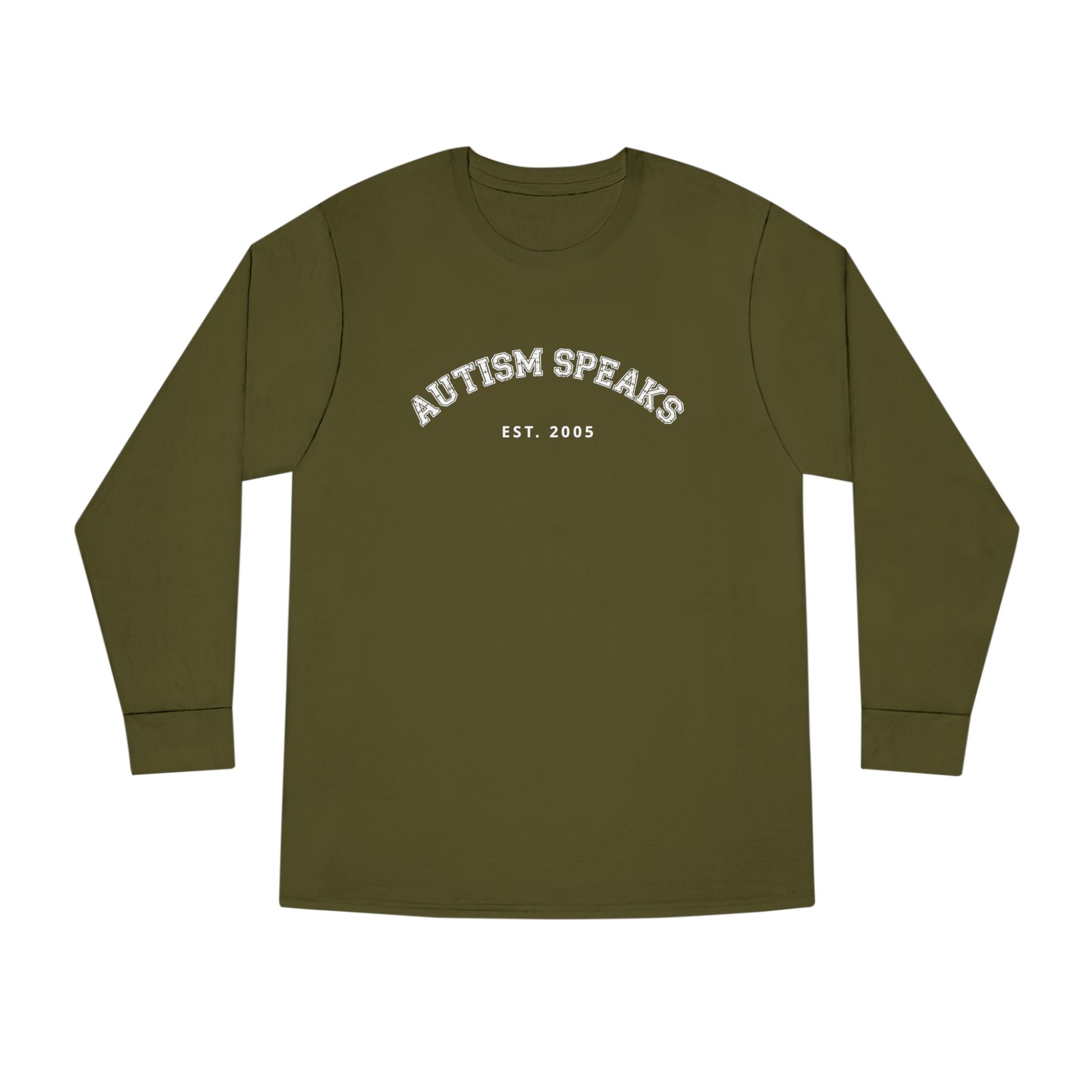 Autism Speaks Established 2005 Adult Long Sleeve Tee