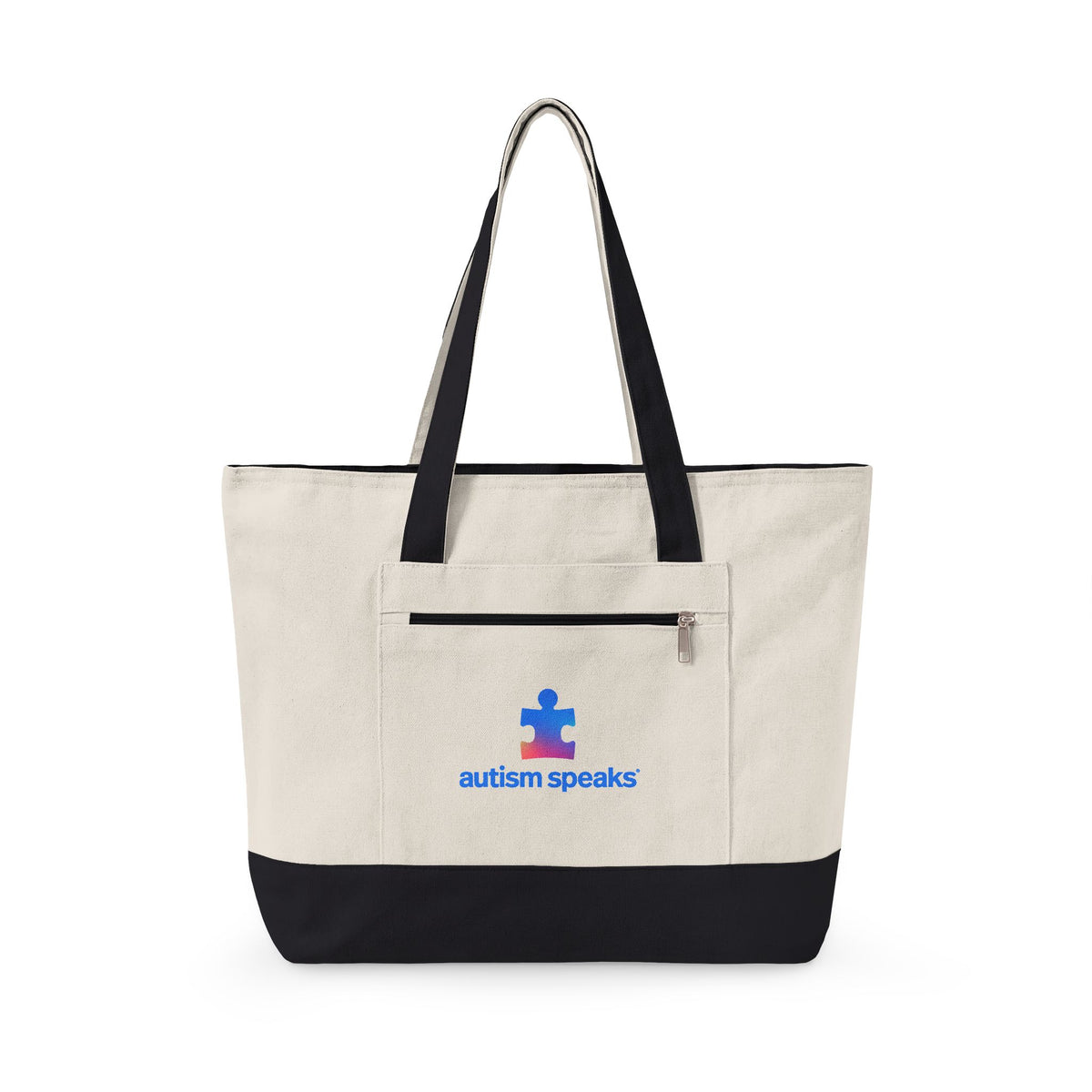 Autism Speaks Canvas Zippered Tote