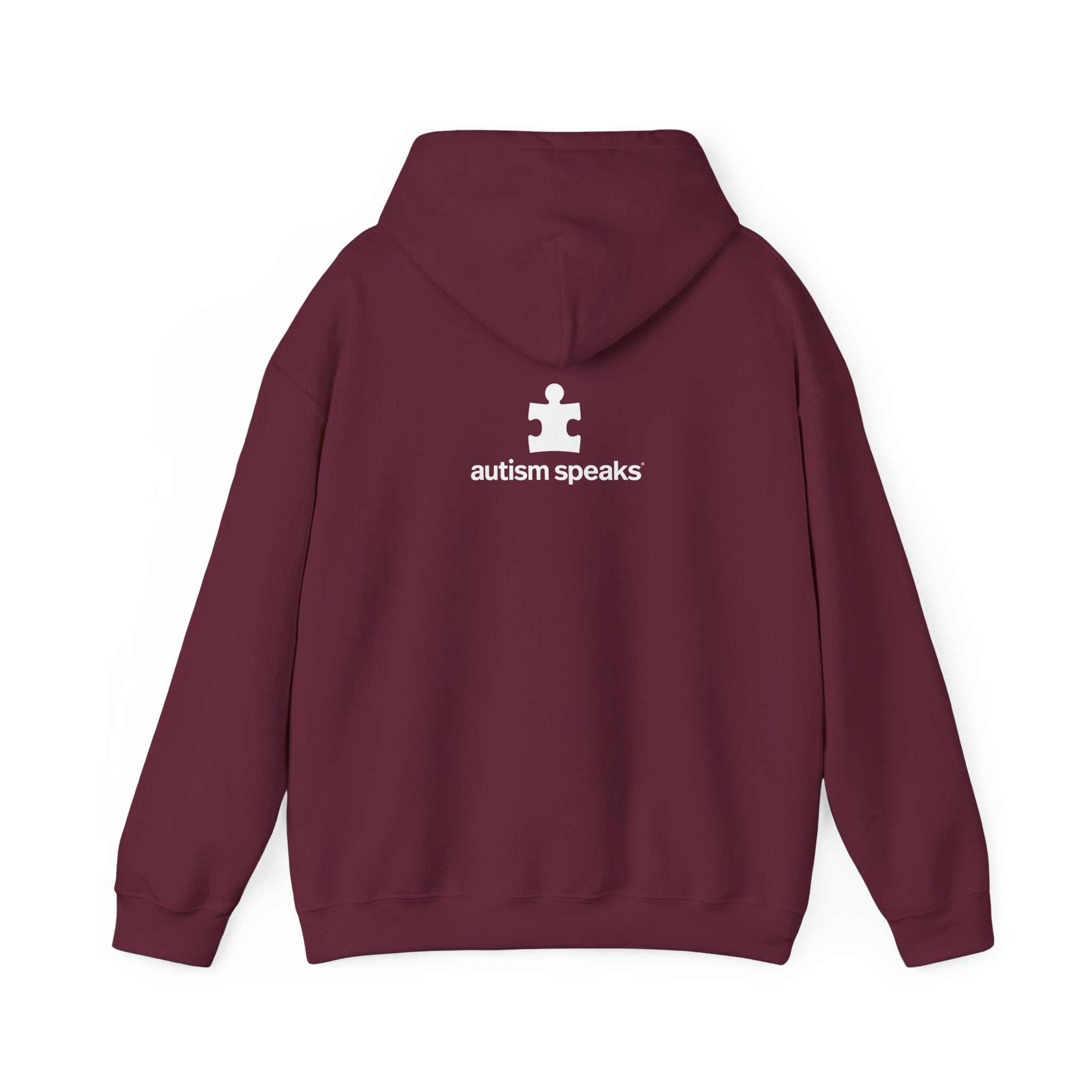 Autism Speaks Established 2005 Classic Heavy Blend Hooded Sweatshirt