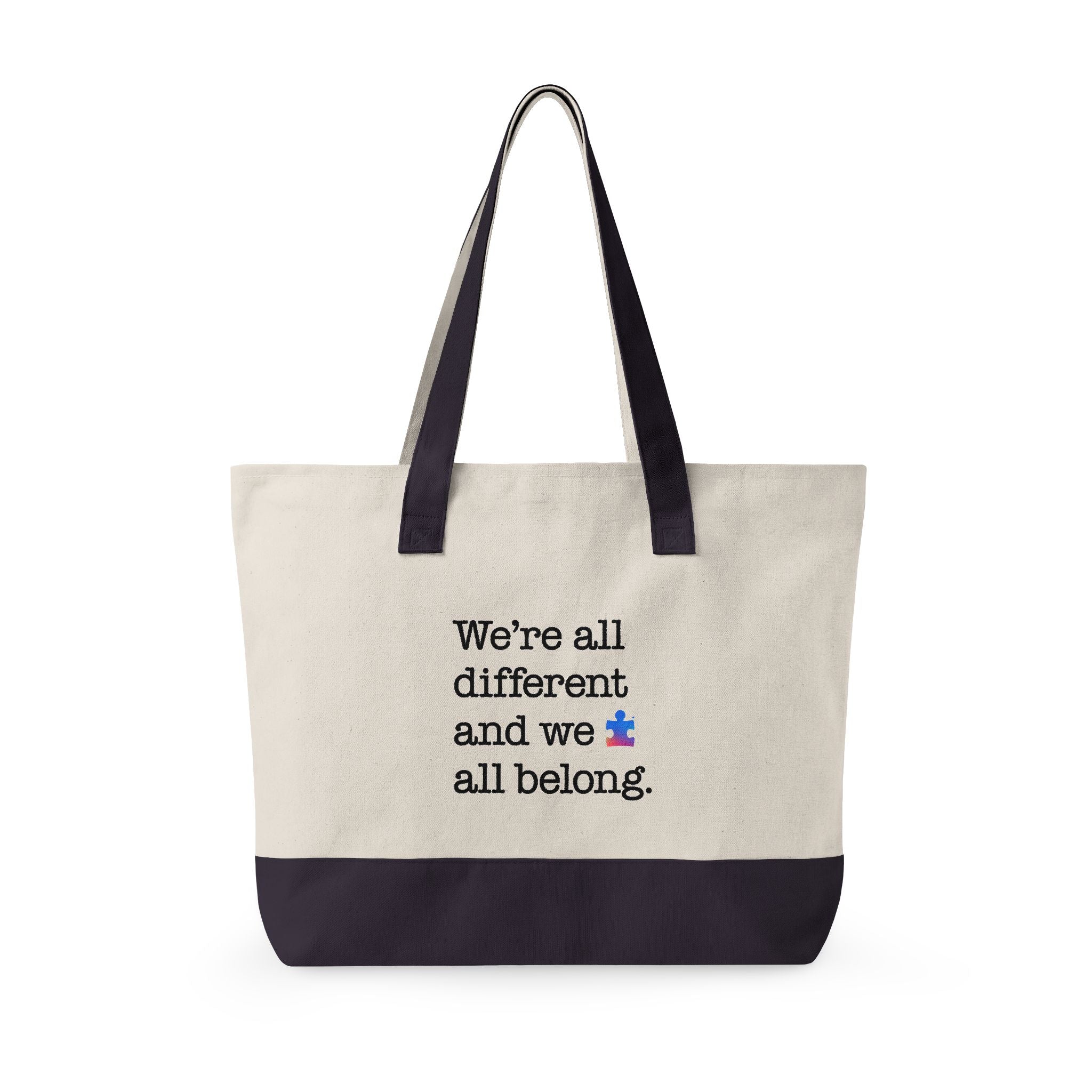 Autism Speaks Canvas Zippered Tote