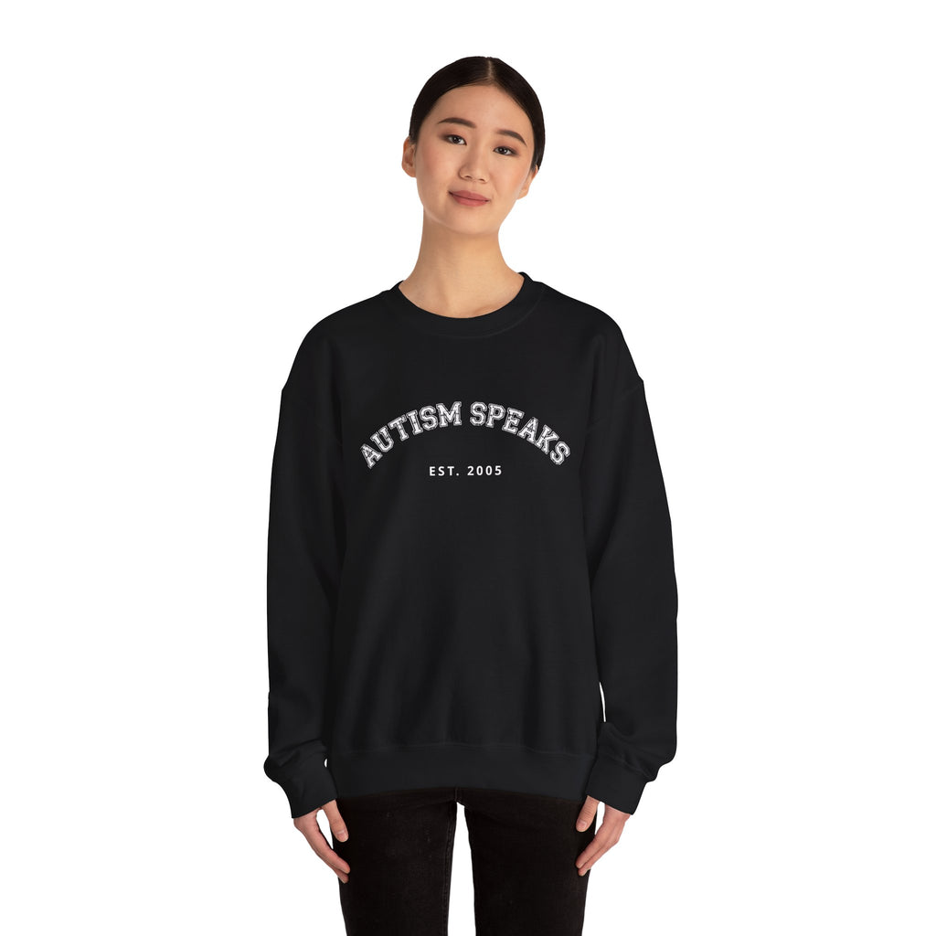 Autism Speaks Established 2005 Crewneck Sweatshirt