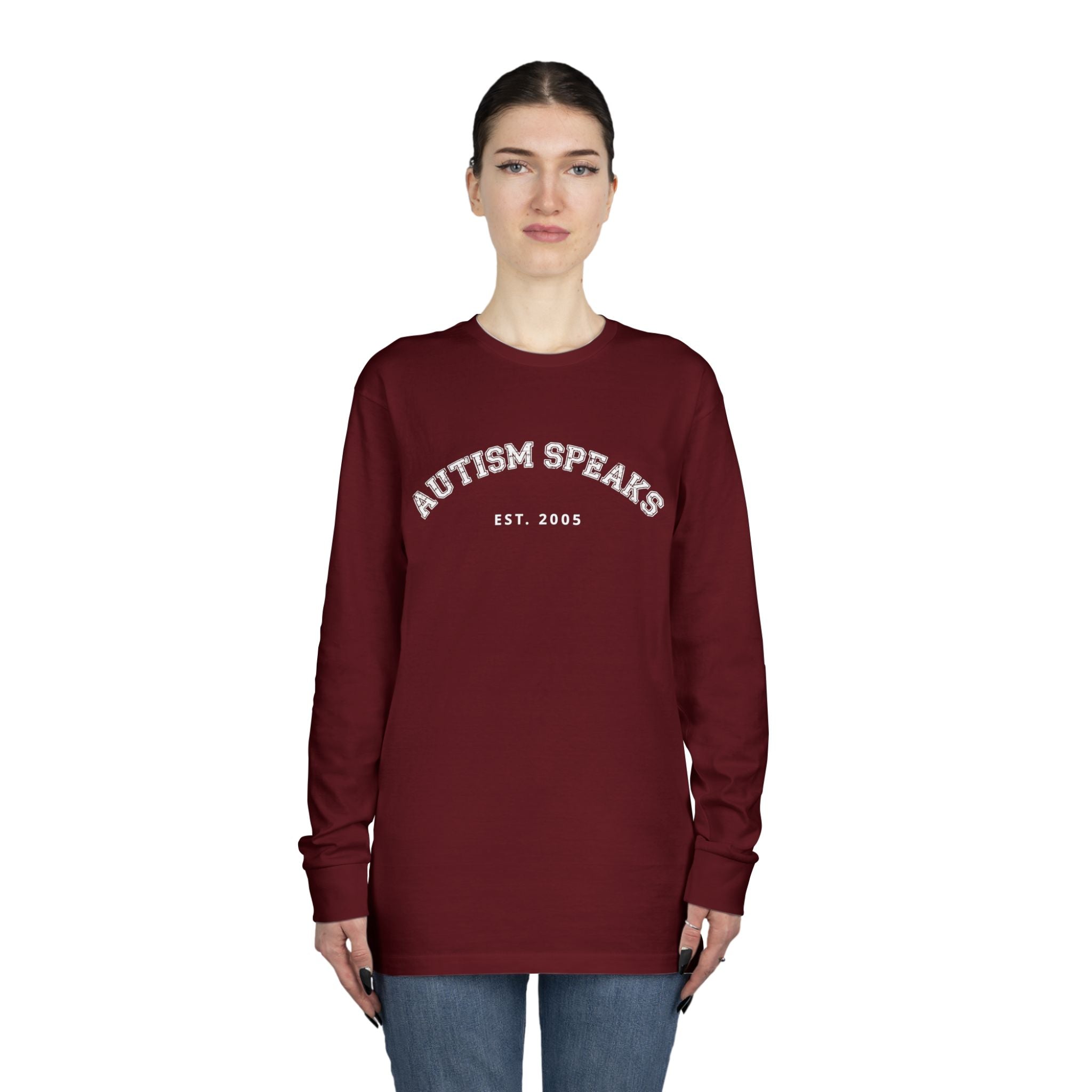Autism Speaks Established 2005 Adult Long Sleeve Tee