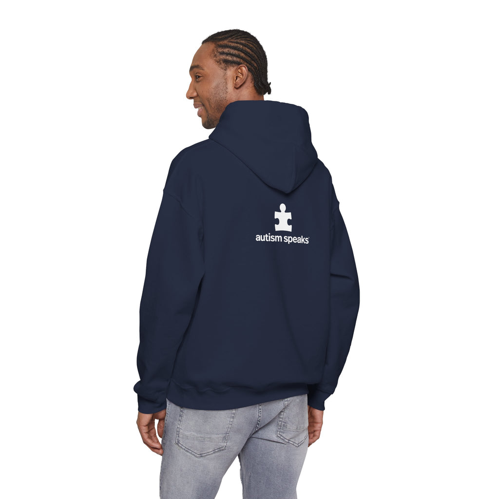 Autism Speaks Established 2005 Classic Heavy Blend Hooded Sweatshirt