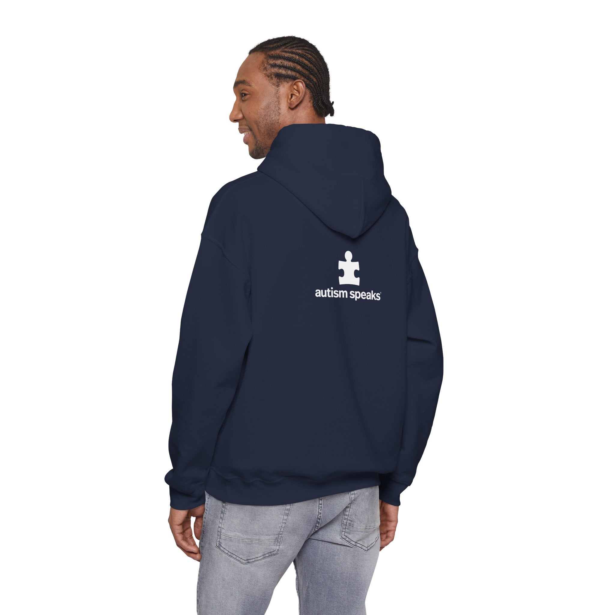Autism Speaks Established 2005 Classic Heavy Blend Hooded Sweatshirt