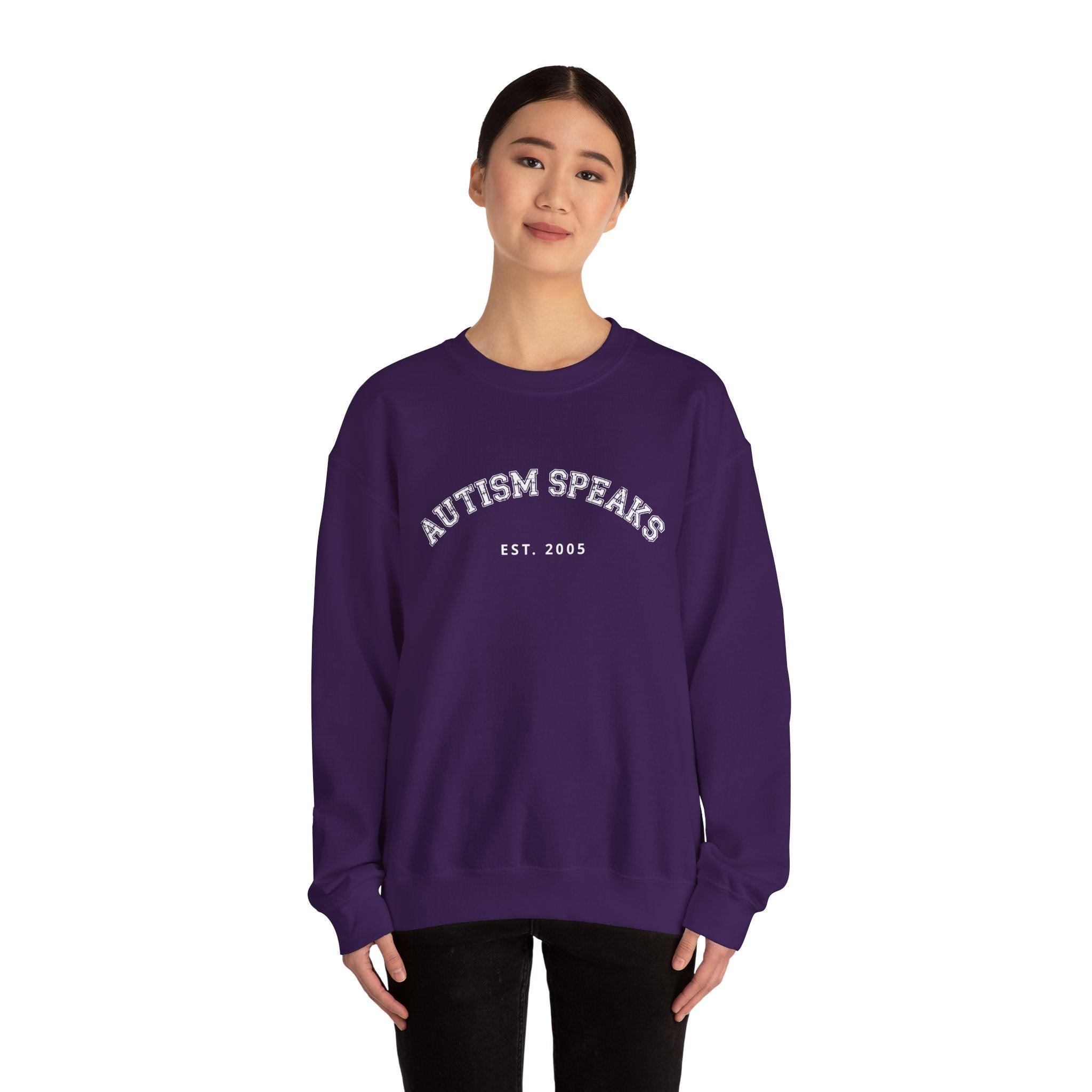 Autism Speaks Established 2005 Crewneck Sweatshirt