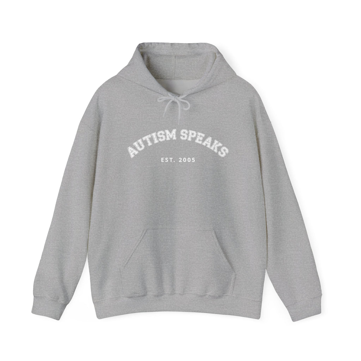 Autism Speaks Established 2005 Classic Heavy Blend Hooded Sweatshirt