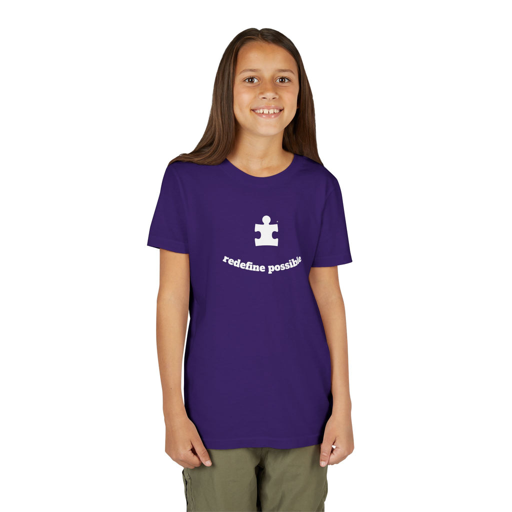 Redefine Possible Puzzle Piece Youth Tee