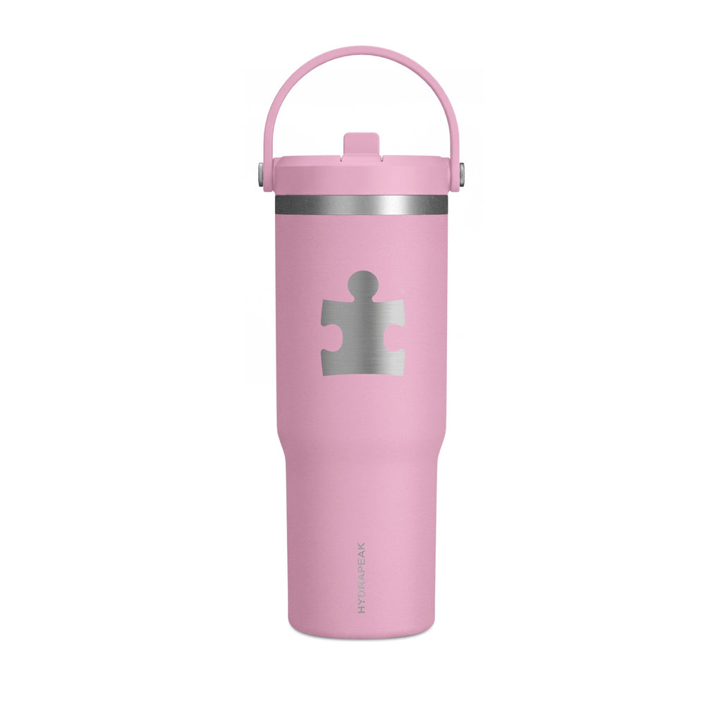 32oz Autism Speaks Puzzle Piece Travel Tumbler