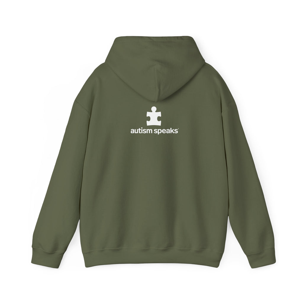 Autism Speaks Established 2005 Classic Heavy Blend Hooded Sweatshirt