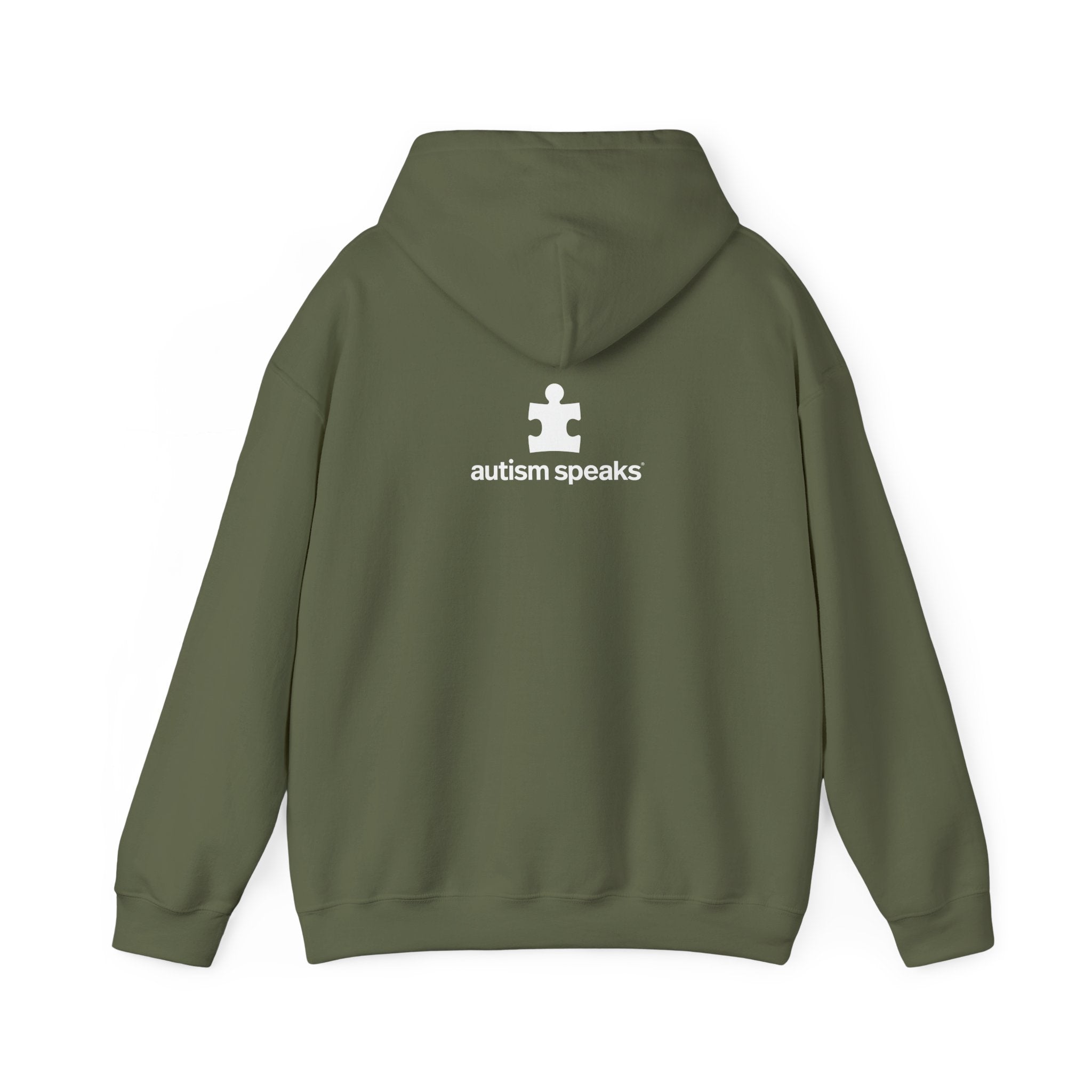 Autism Speaks Established 2005 Classic Heavy Blend Hooded Sweatshirt
