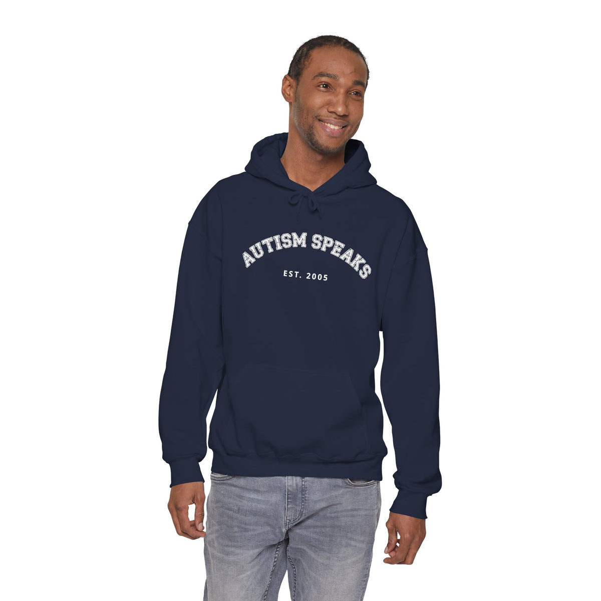 Autism Speaks Established 2005 Classic Heavy Blend Hooded Sweatshirt