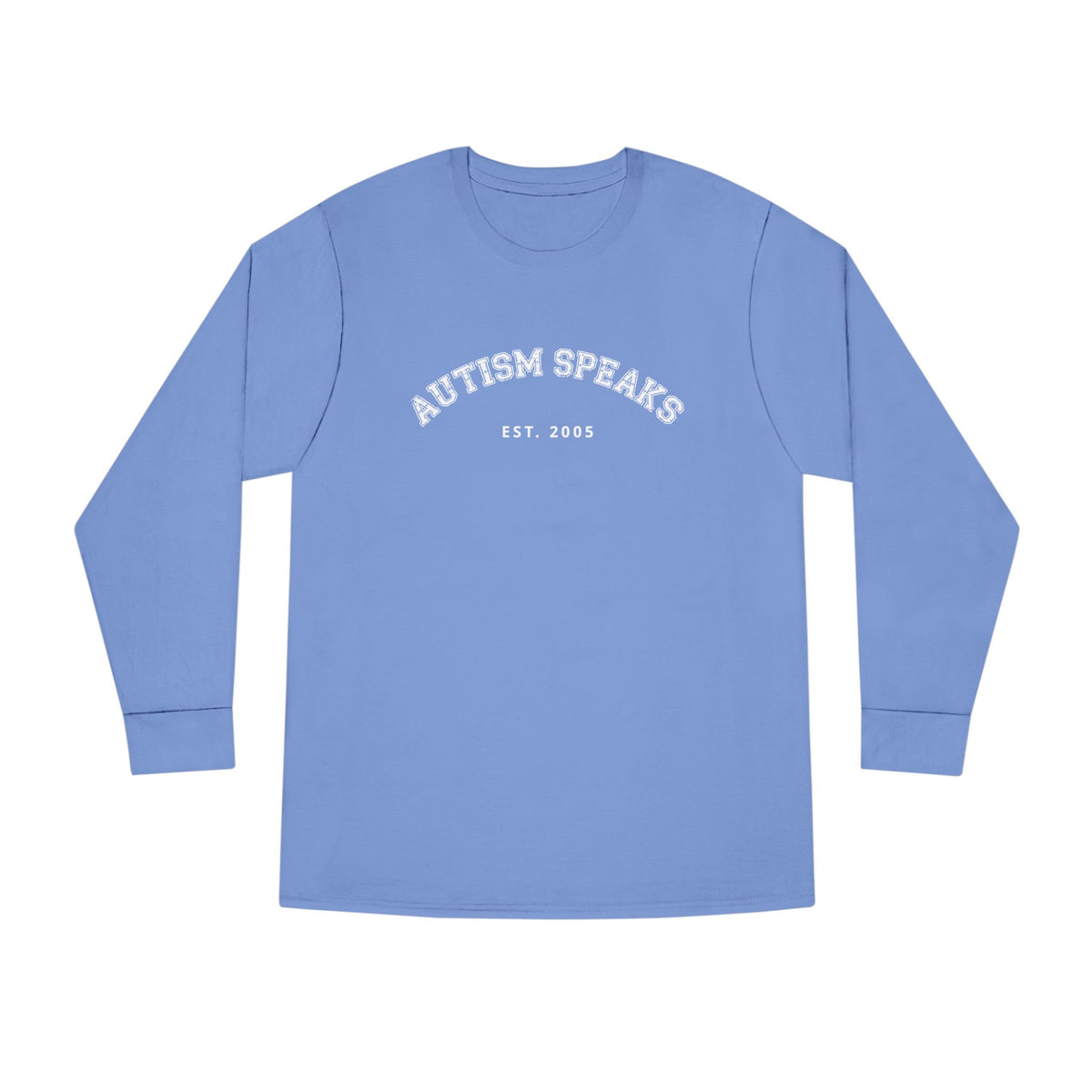 Autism Speaks Established 2005 Adult Long Sleeve Tee