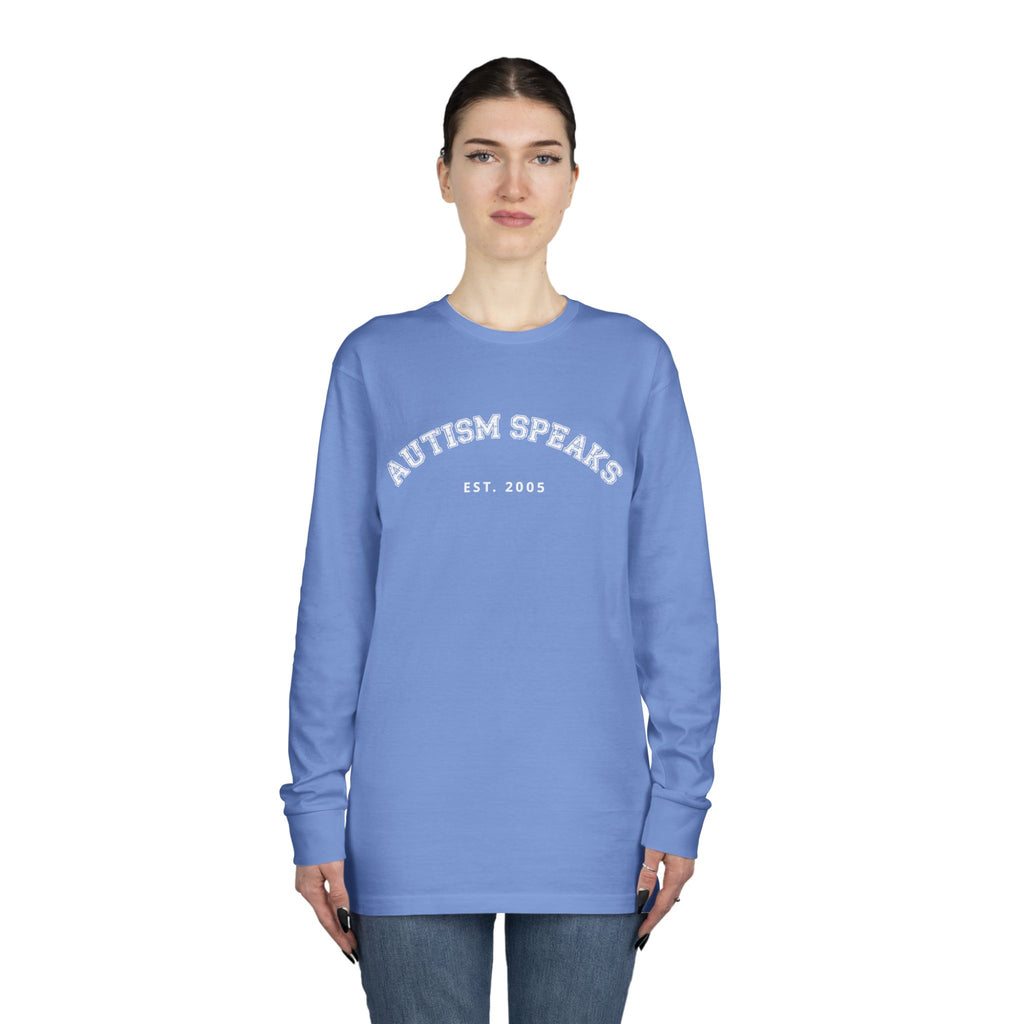 Autism Speaks Established 2005 Adult Long Sleeve Tee